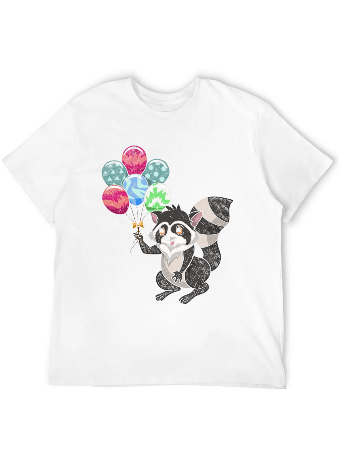 Raccoon Balloons Graphic Tee