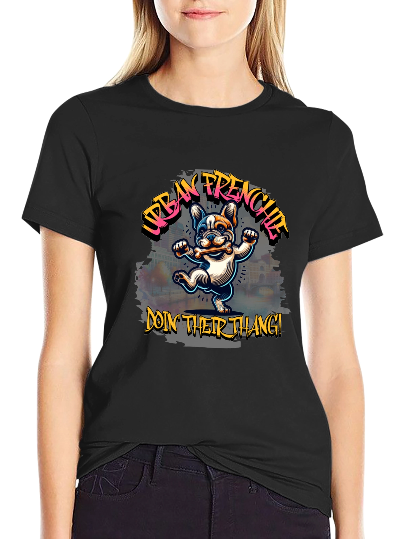 Urban Frenchie Graphic T-Shirt