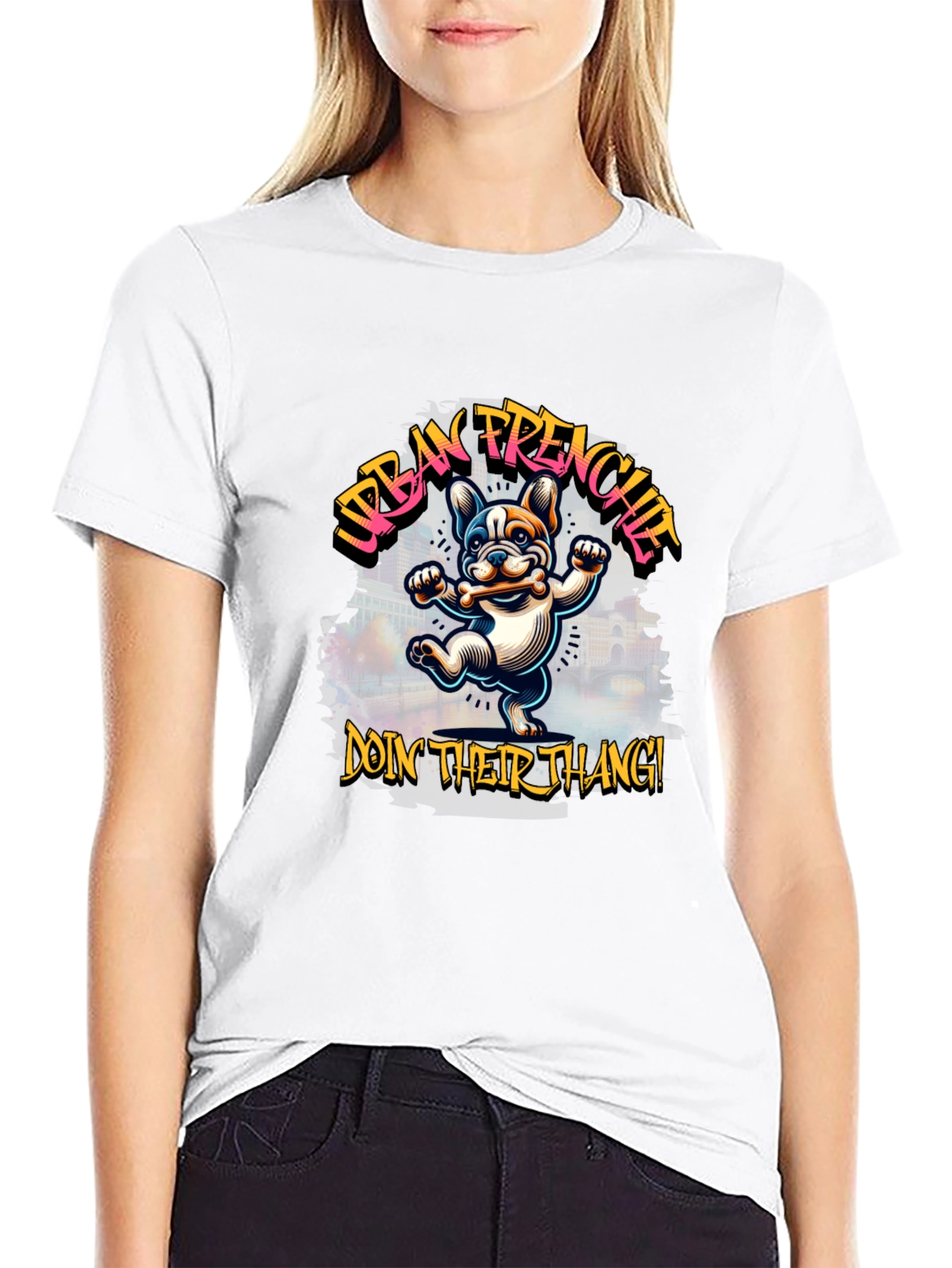 Urban Frenchie Graphic T-Shirt