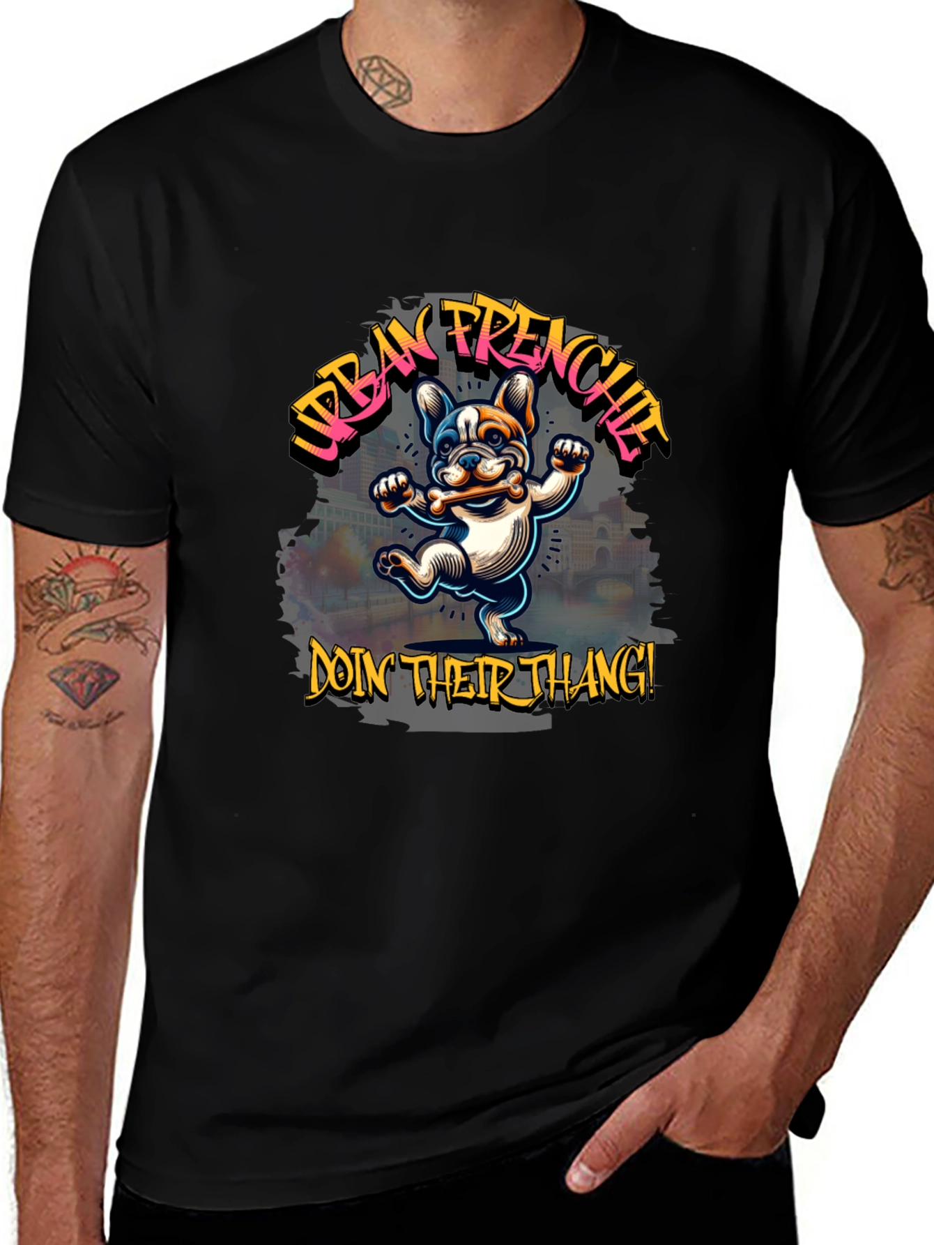 Urban Frenchie Graphic T-Shirt