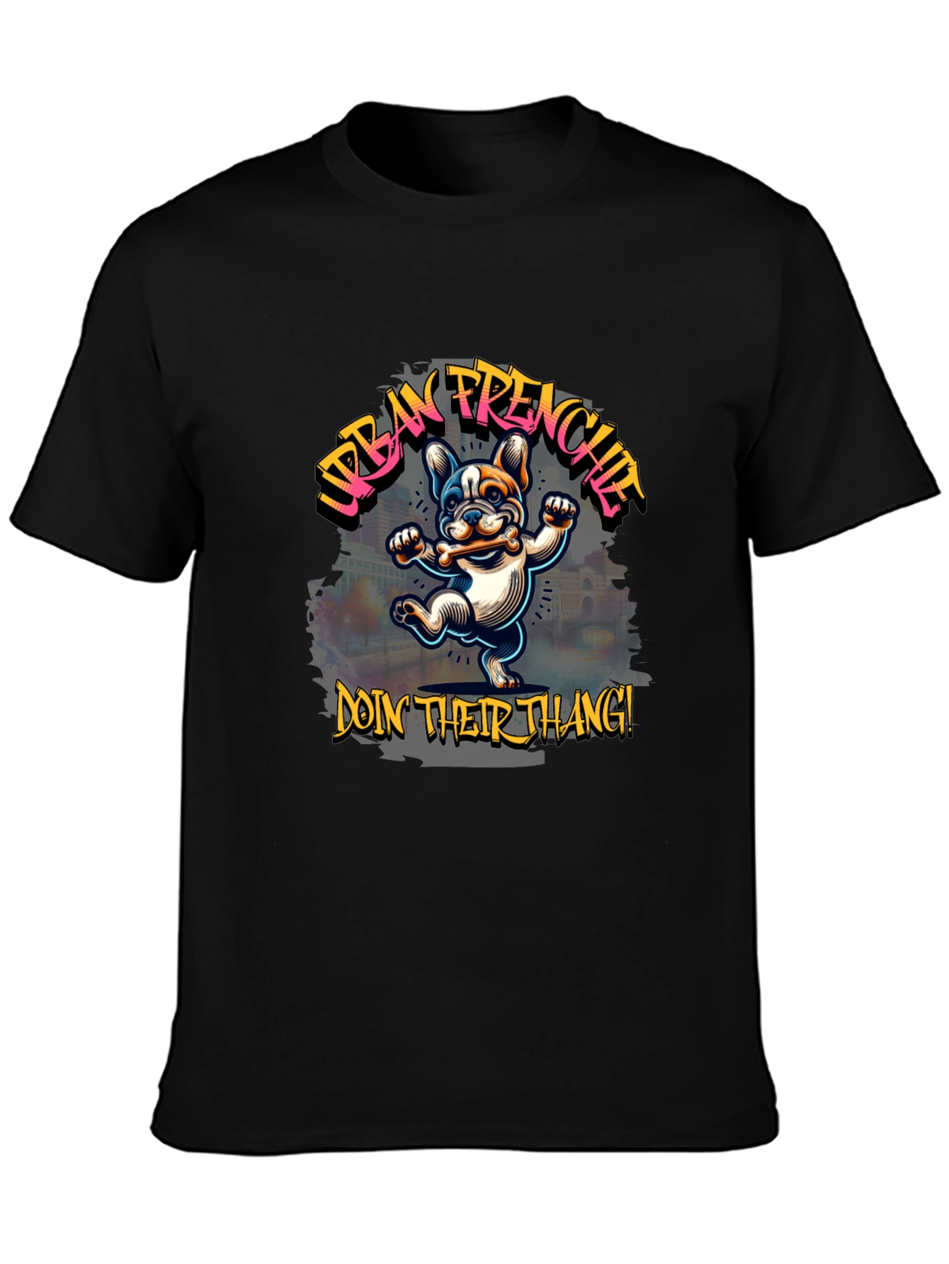 Urban Frenchie Graphic T-Shirt