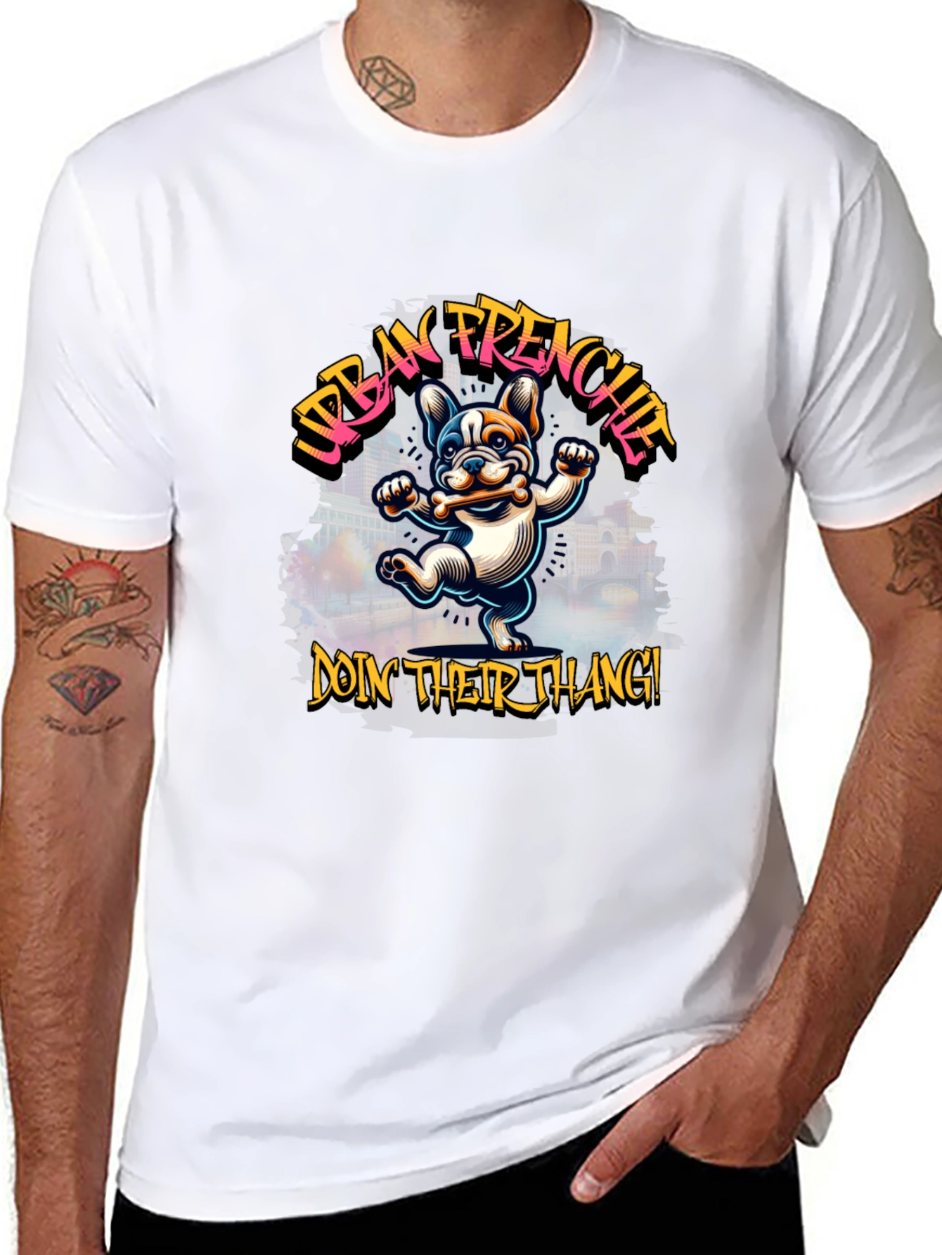 Urban Frenchie Graphic T-Shirt