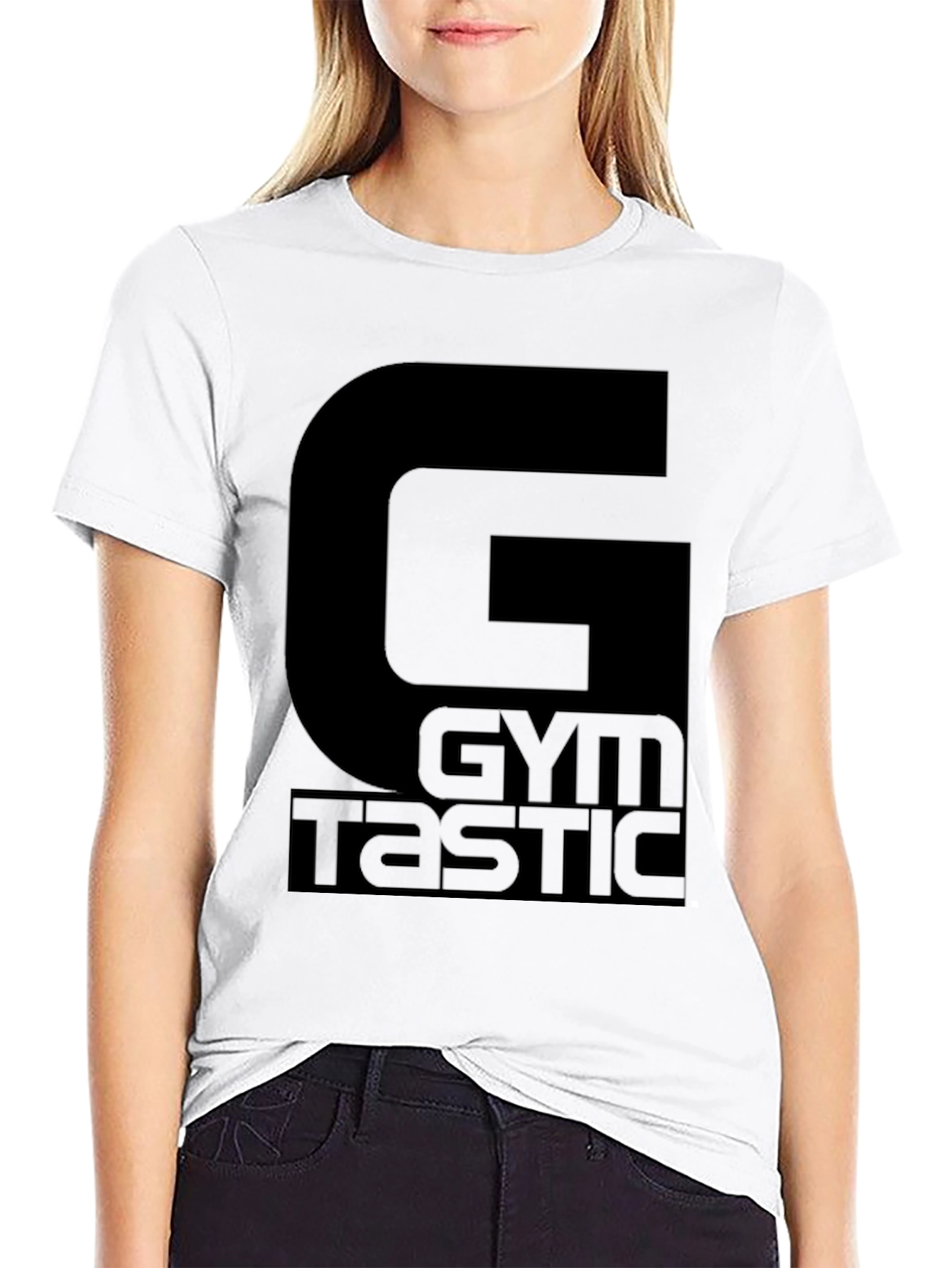 Mens Black Gymtastic Graphic T-Shirt