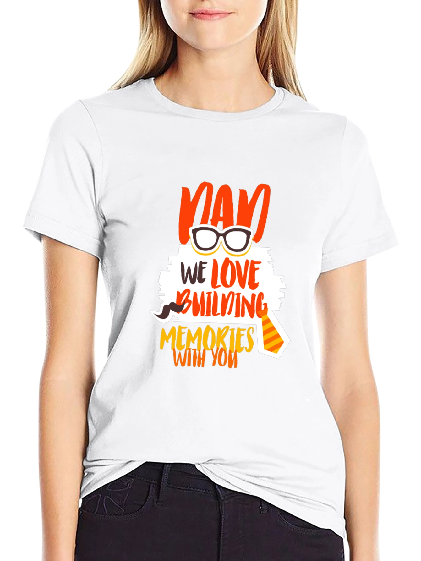 Dad We Love Building Memories T-Shirt