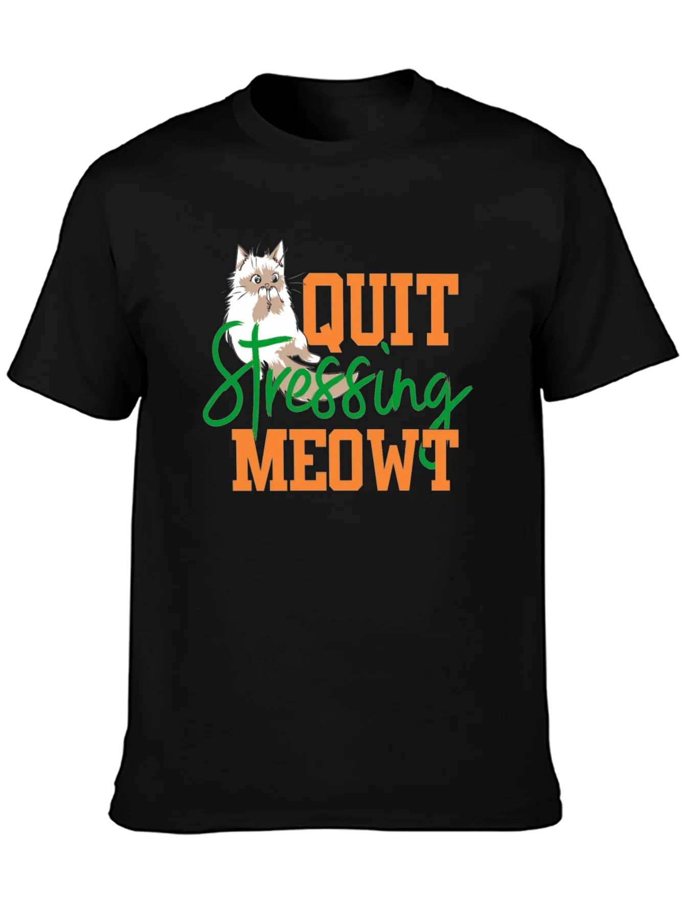 Quit Stressing Meowt Cat T-Shirt