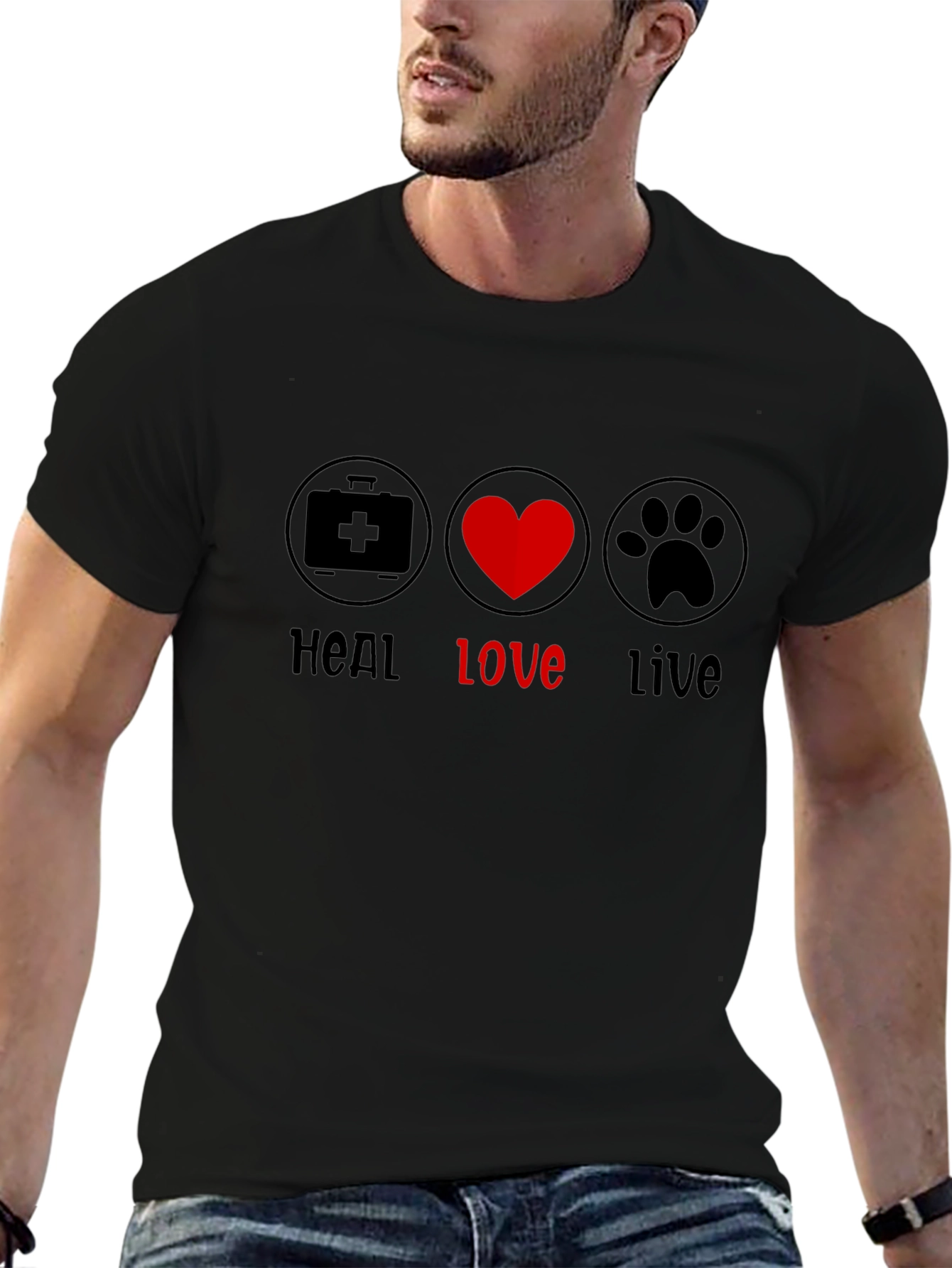 Heal Love Live Vet T-Shirt
