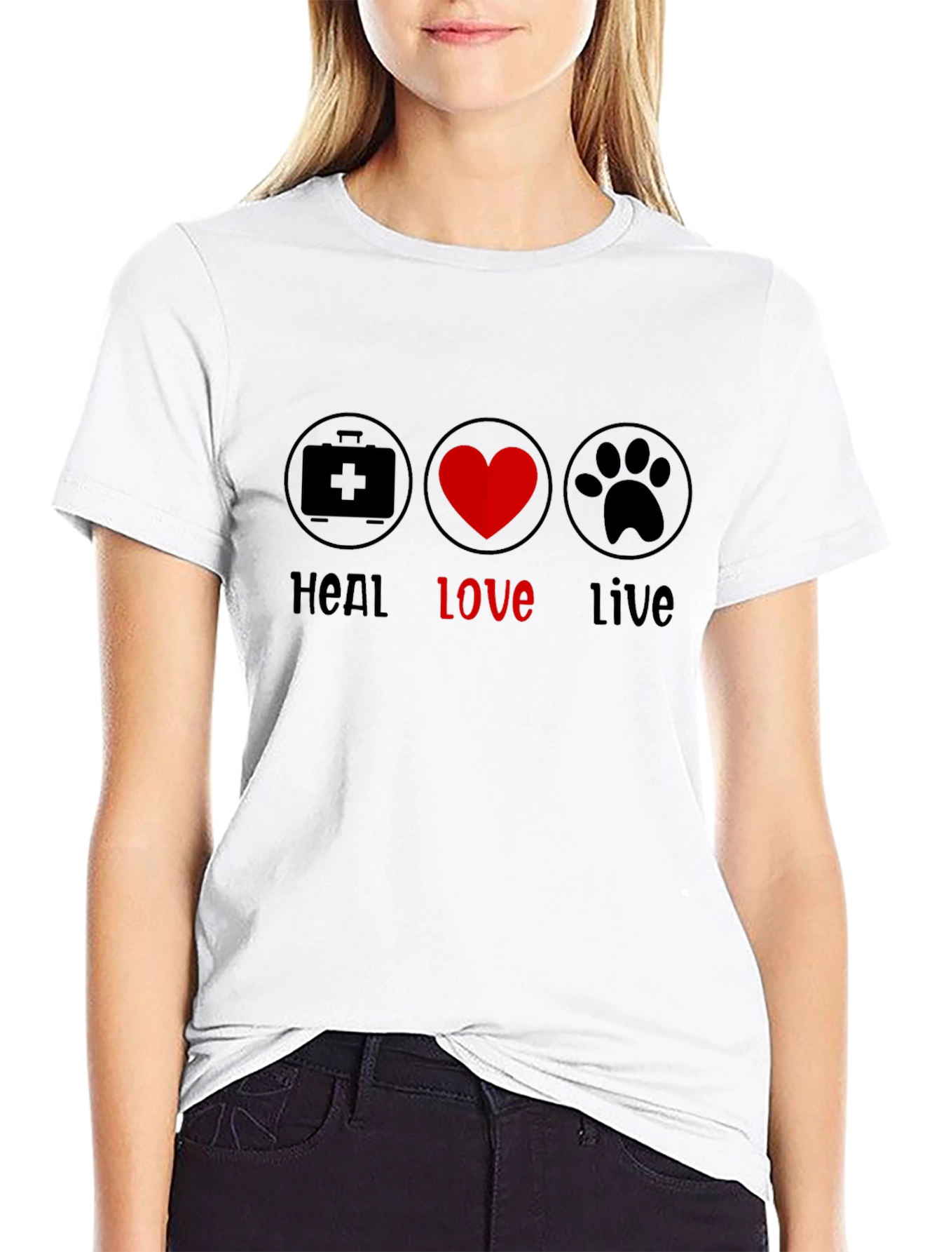 Heal Love Live Vet T-Shirt