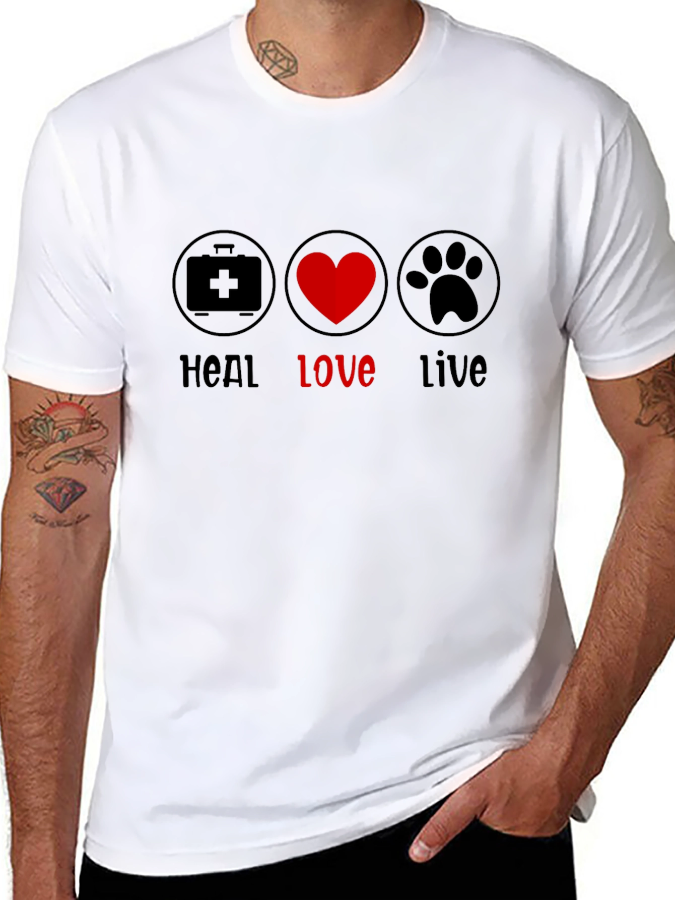 Heal Love Live Vet T-Shirt