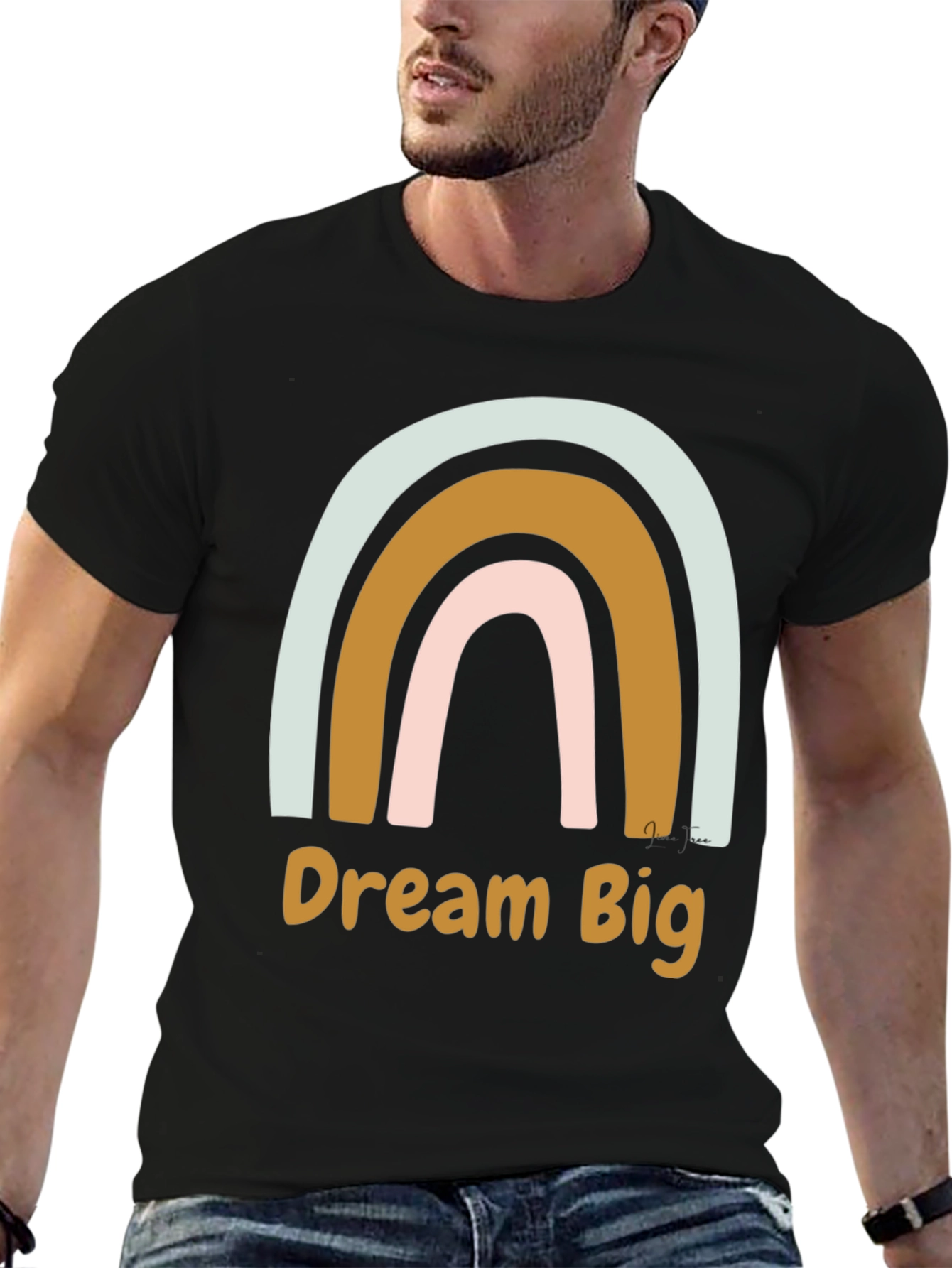 Dream Big Rainbow Graphic Tee - Unisex