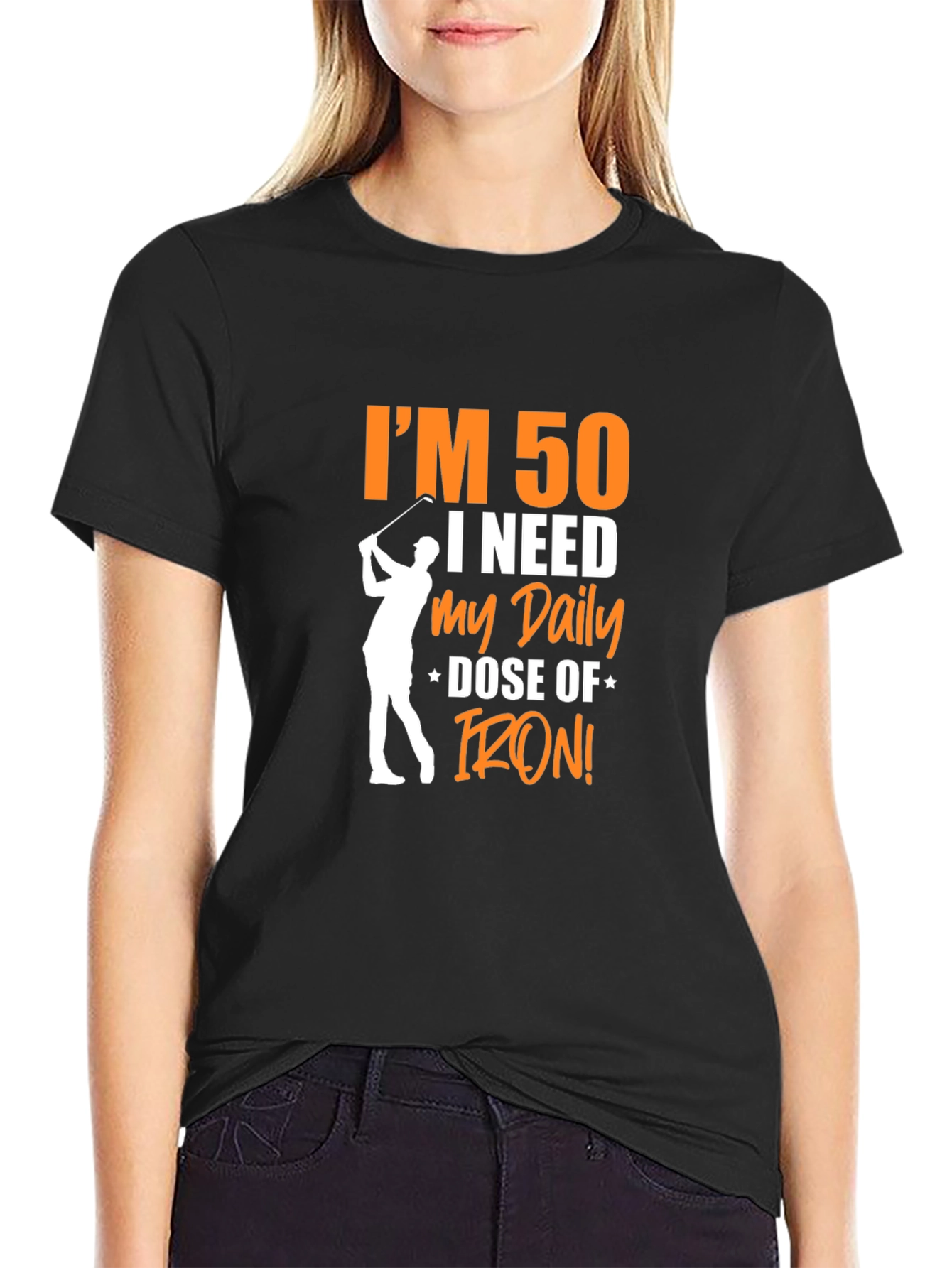 Im 50 Daily Dose of Iron Golf T-Shirt