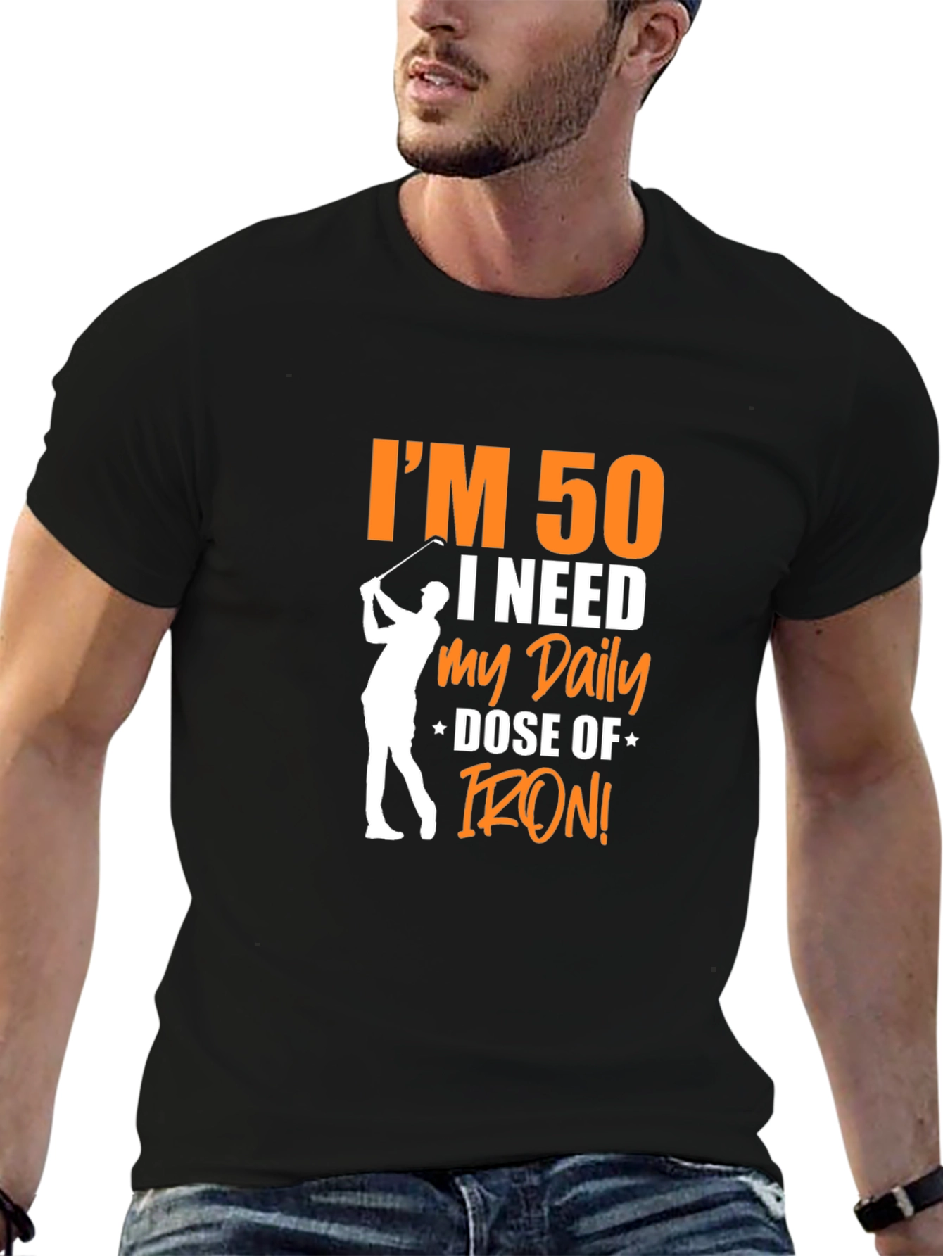 Im 50 Daily Dose of Iron Golf T-Shirt