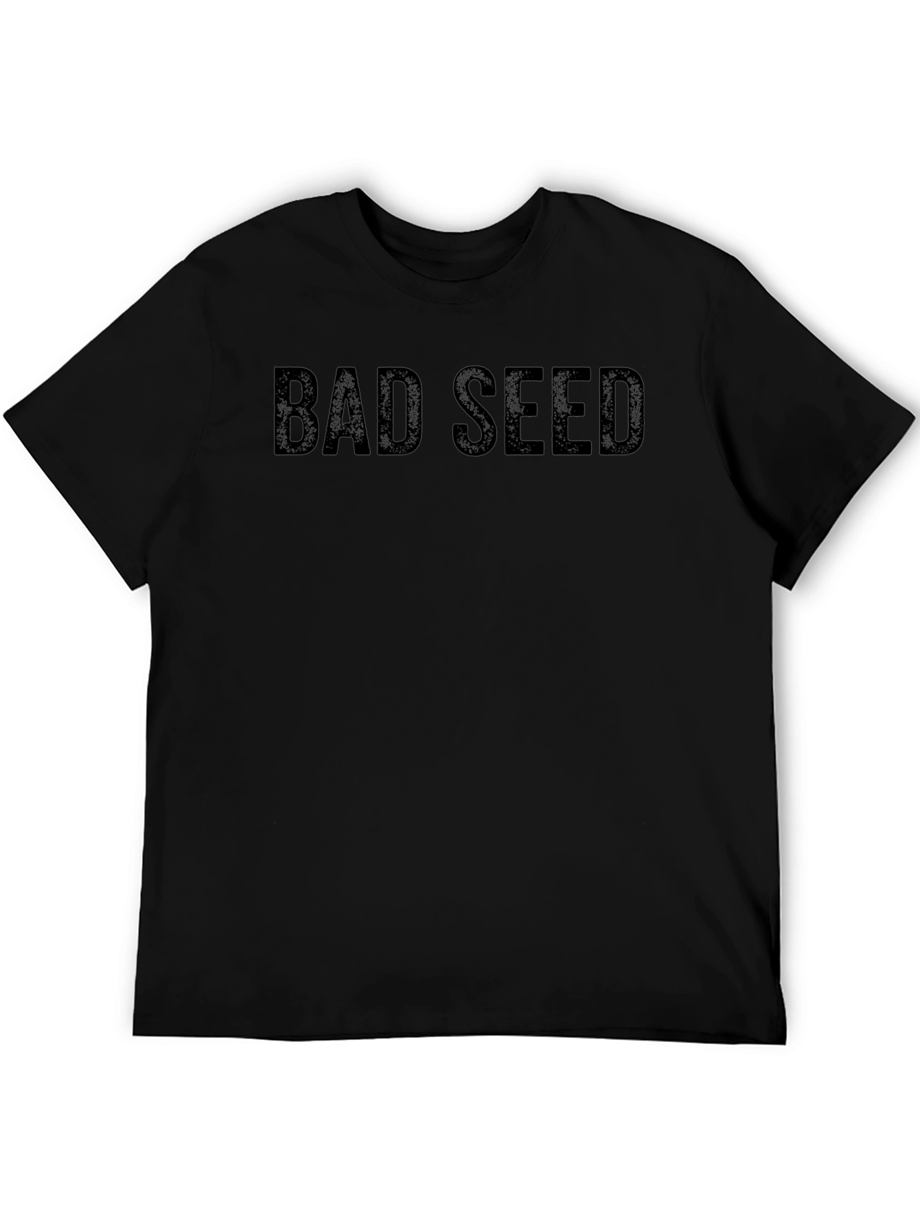 Bad Seed Black Graphic Tee - Mens Casual Wear