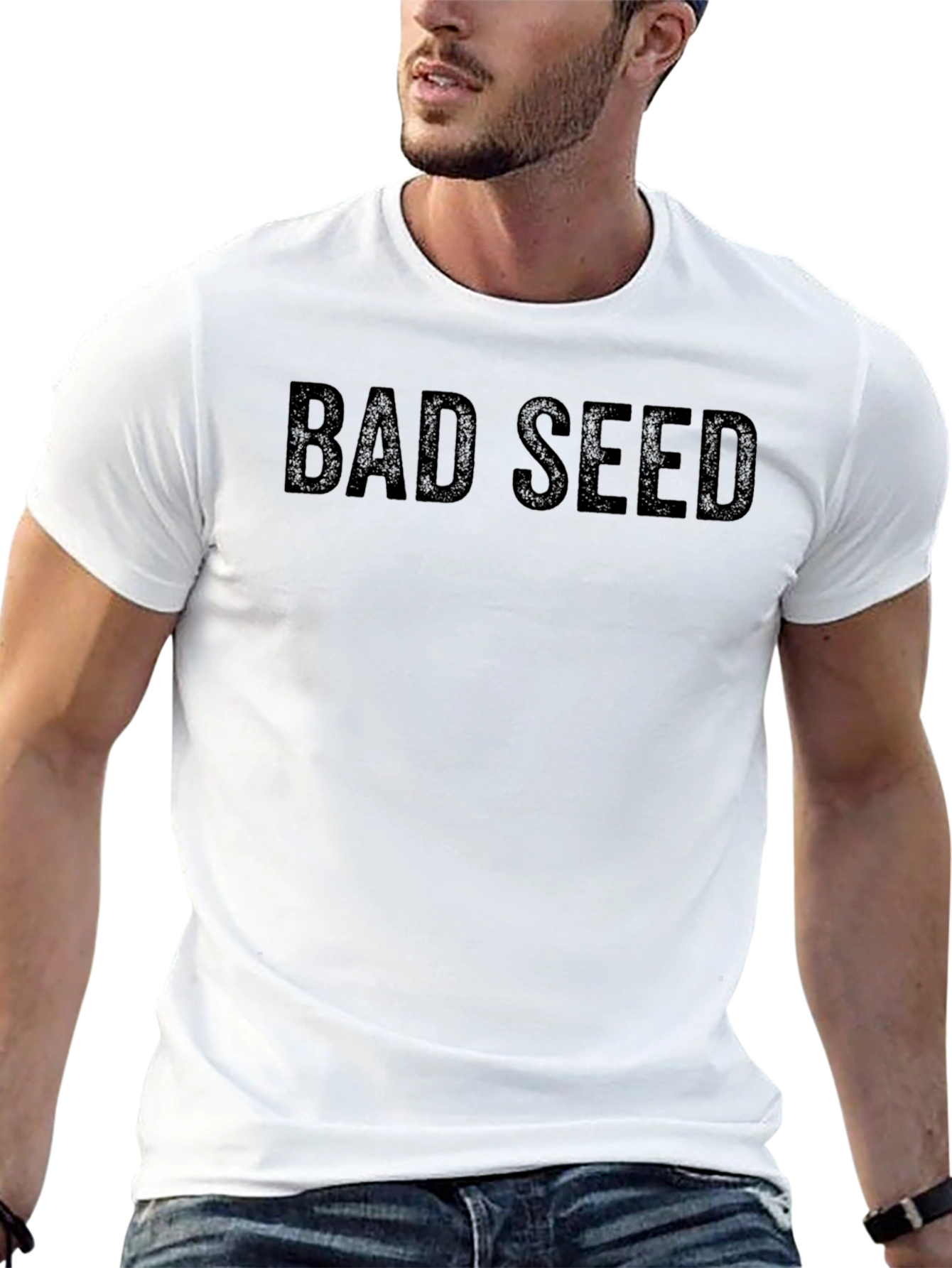 Bad Seed Black Graphic Tee - Mens Casual Wear