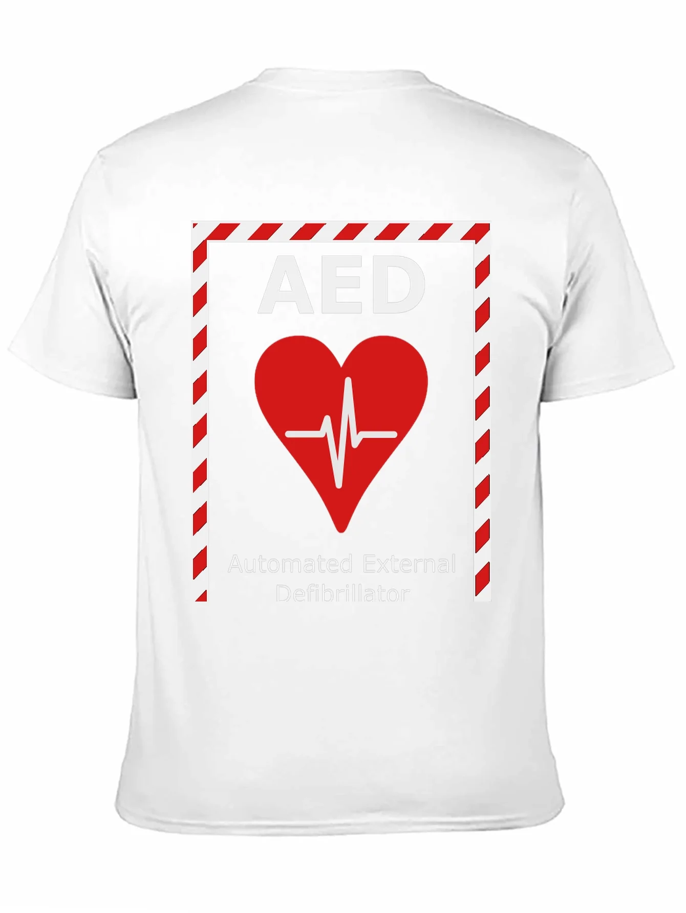 AED Heartbeat T-Shirt - Automated External Defibrillator Design