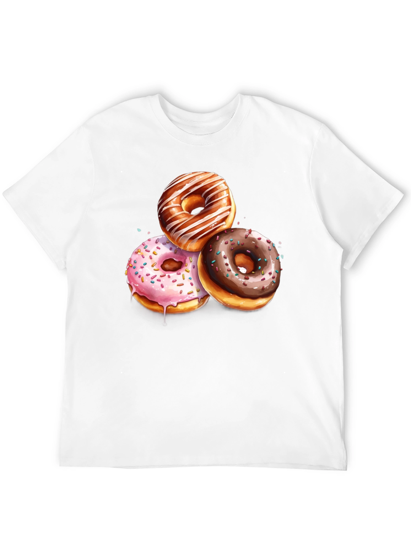 Donut Lover Graphic Tee - Sweet Treat Shirt