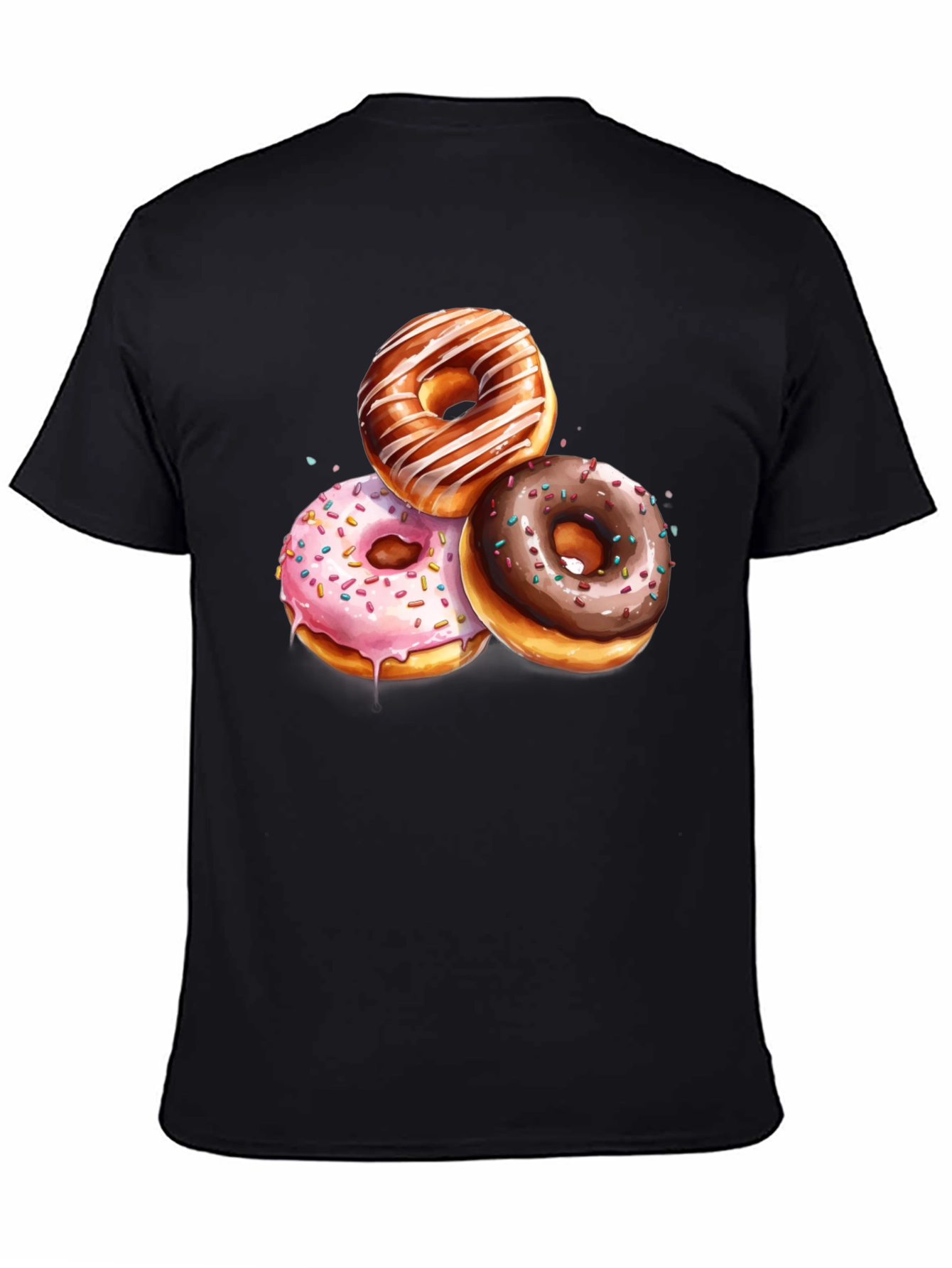 Donut Lover Graphic Tee - Sweet Treat Shirt