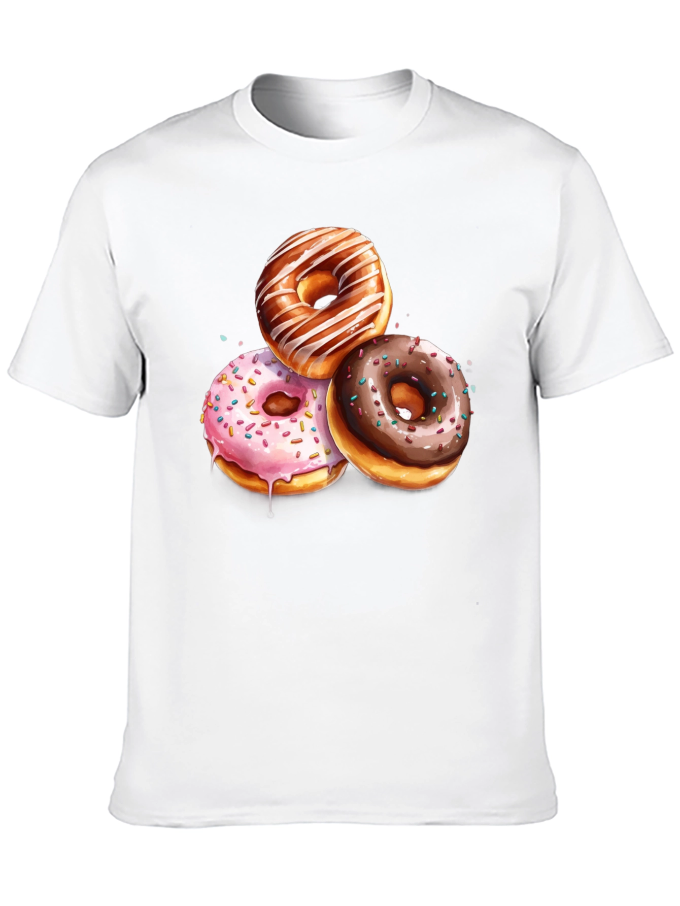 Donut Lover Graphic Tee - Sweet Treat Shirt