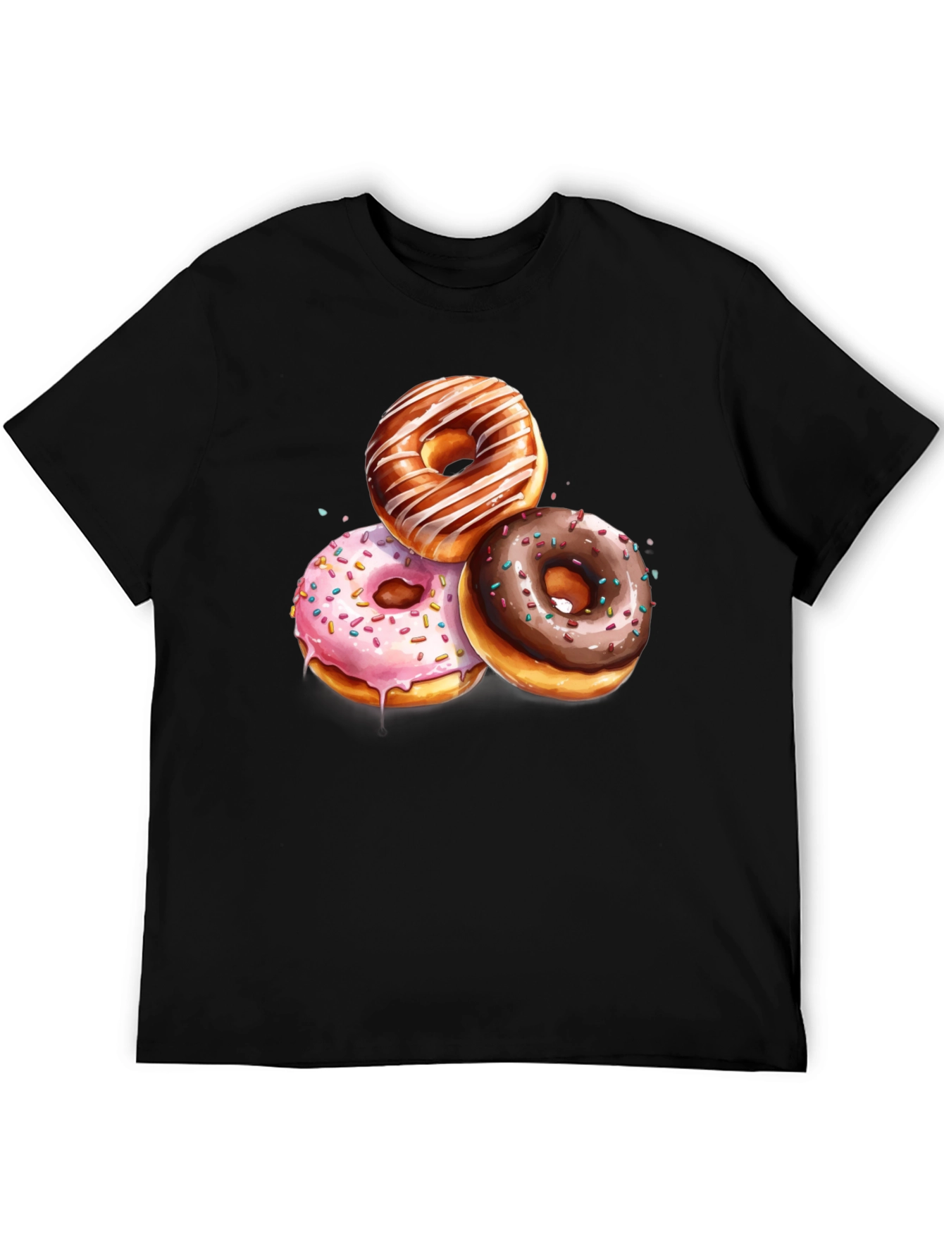 Donut Lover Graphic Tee - Sweet Treat Shirt