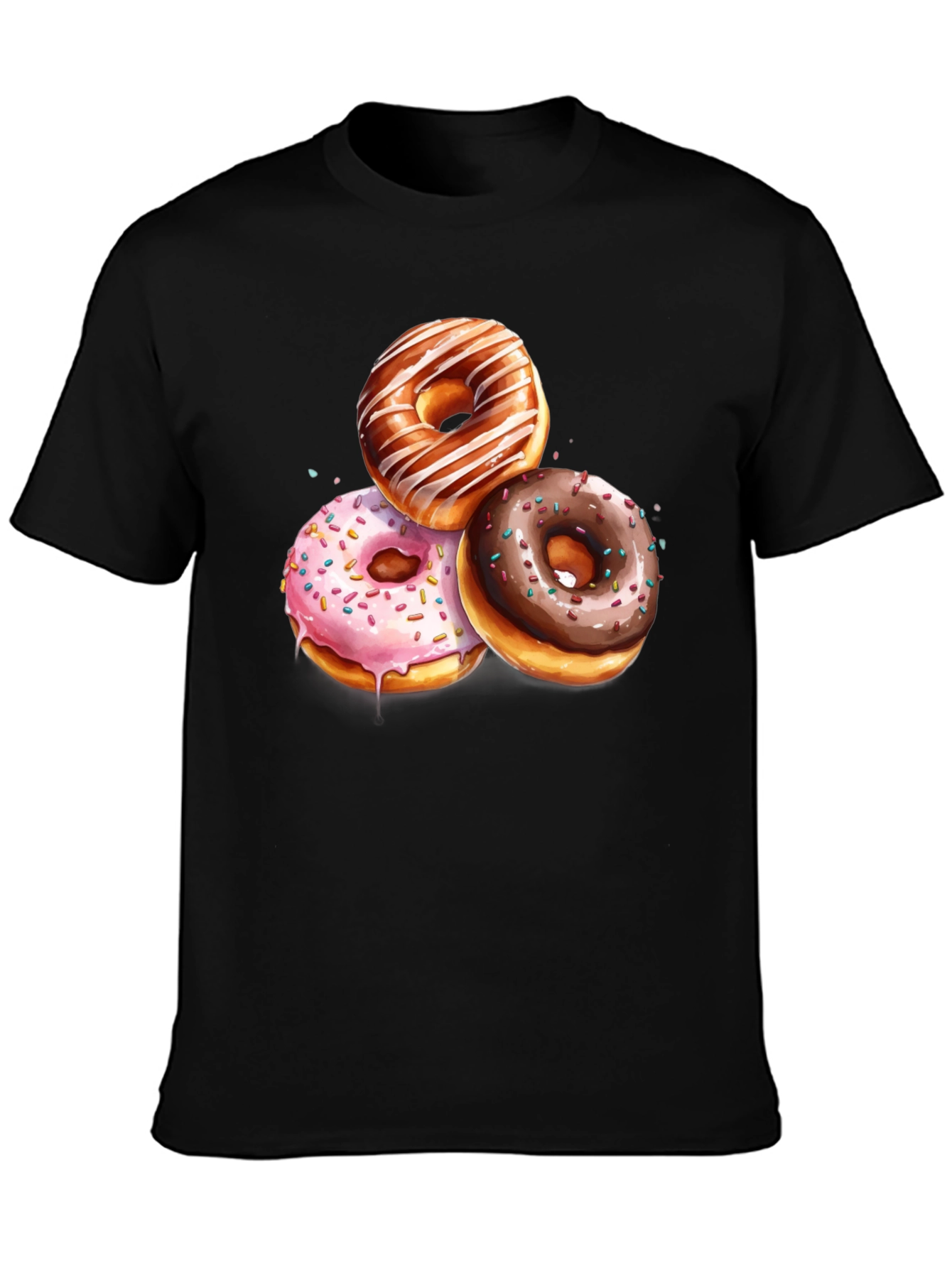Donut Lover Graphic Tee - Sweet Treat Shirt