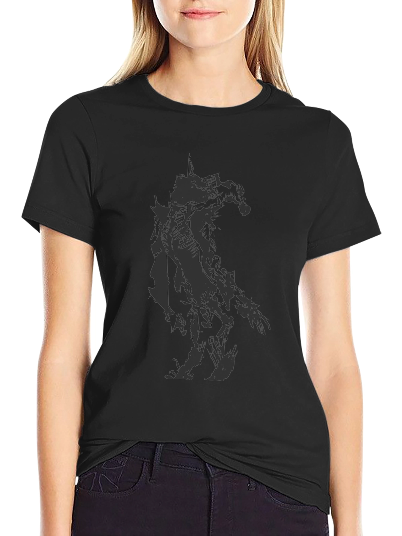 Dark Robot Graphic Tee - Mens Black T-Shirt
