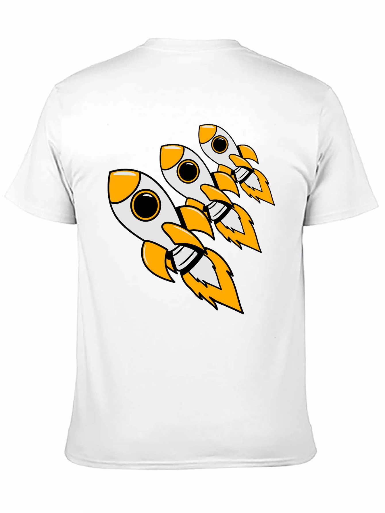 Rocket Launch T-Shirt - Black Cotton Blend