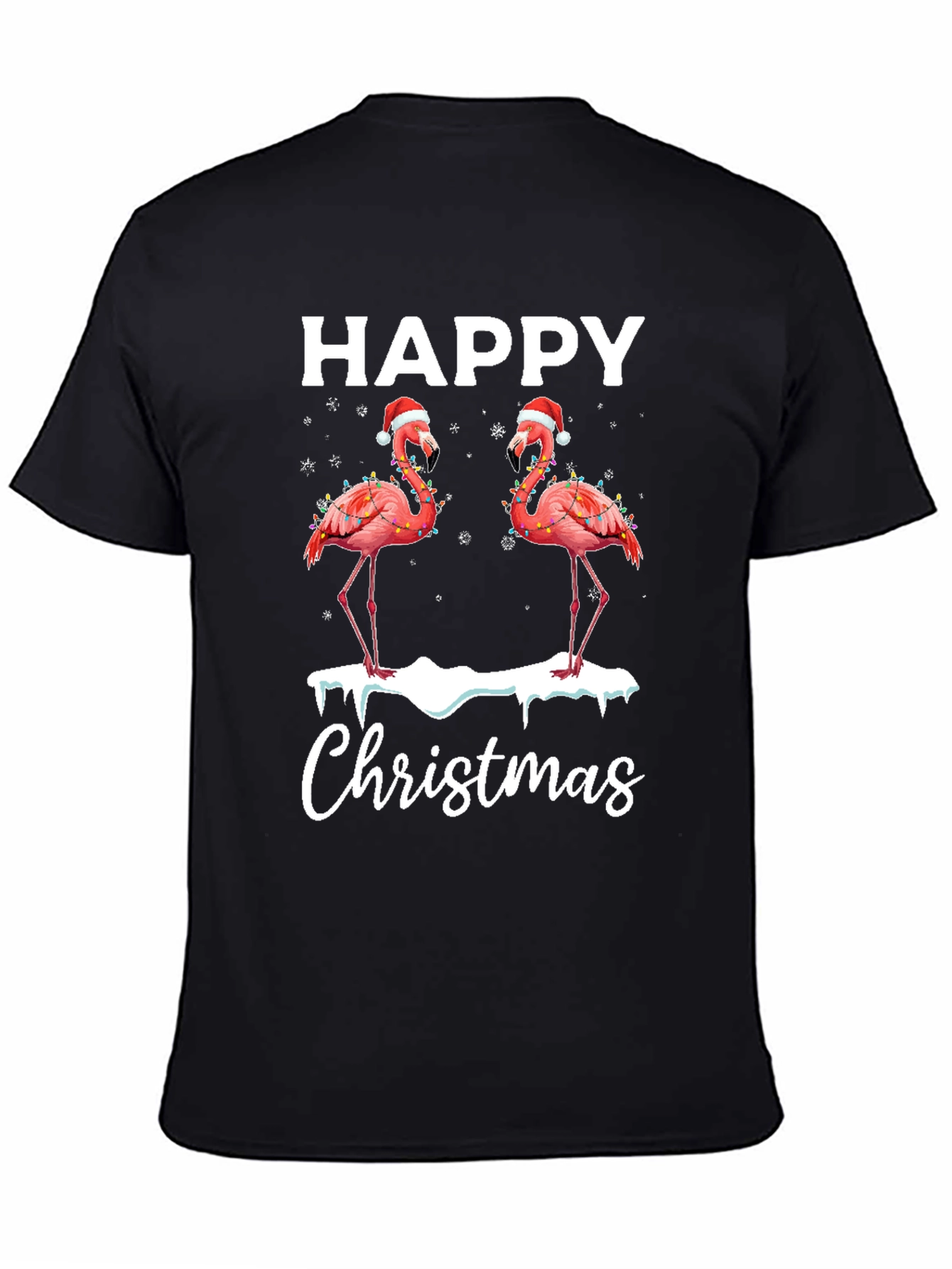 Happy Christmas Flamingo T-Shirt