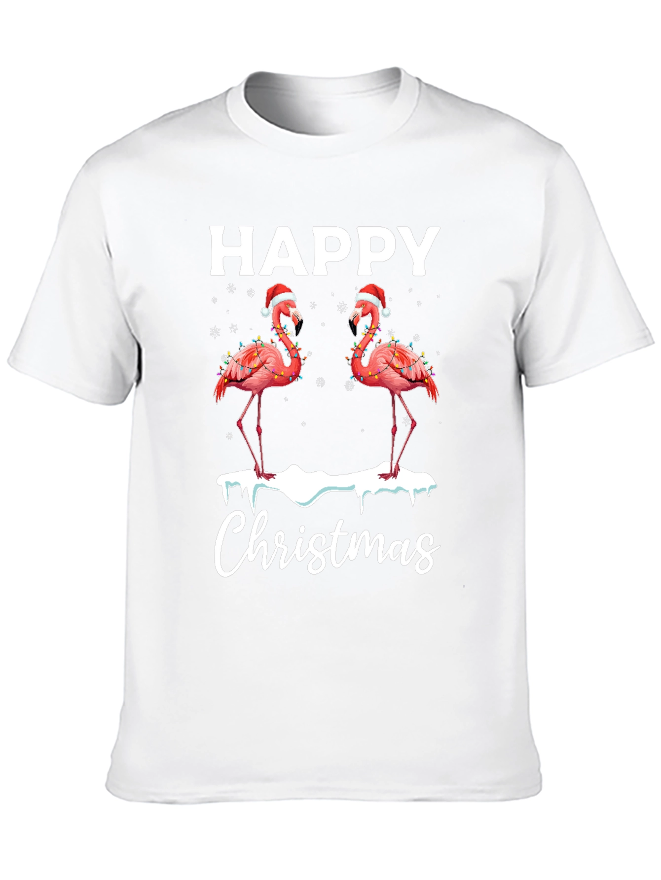 Happy Christmas Flamingo T-Shirt
