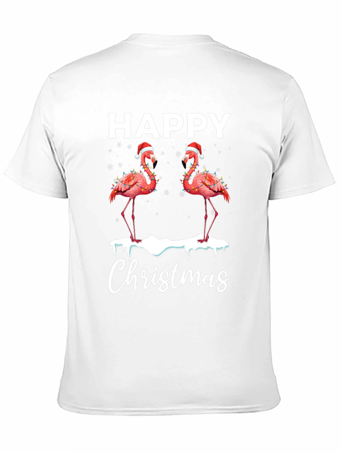 Happy Christmas Flamingo T-Shirt