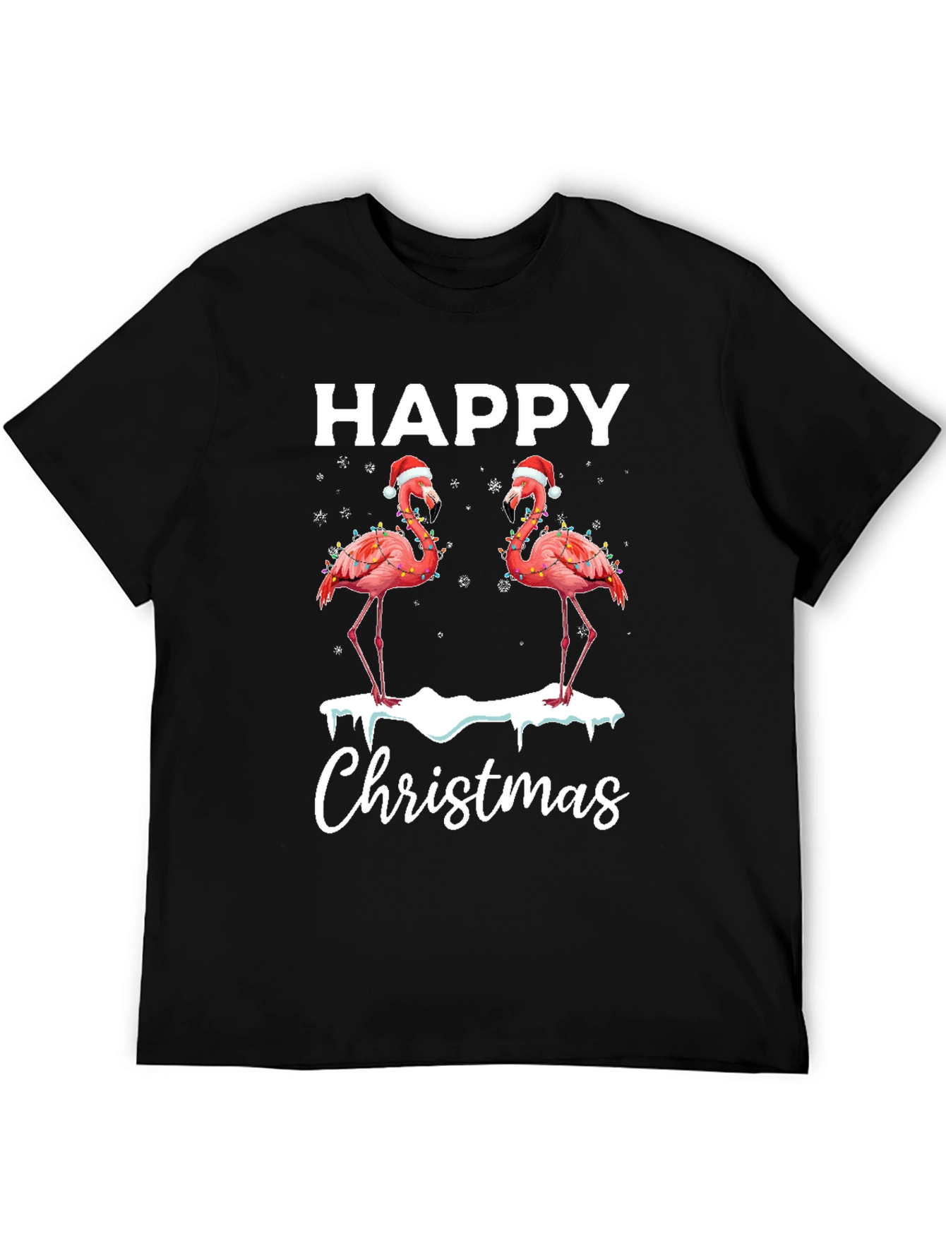 Happy Christmas Flamingo T-Shirt