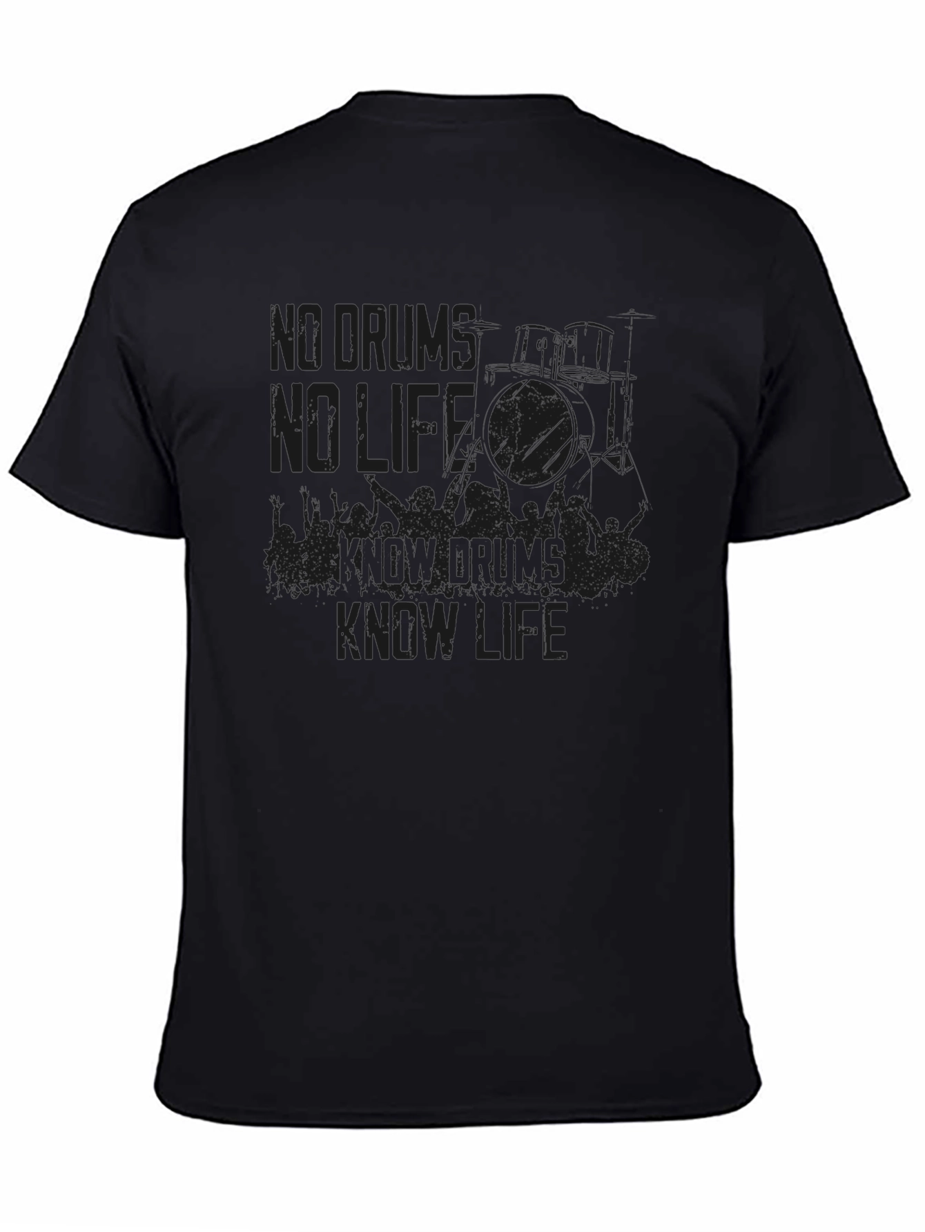 No Drums No Life T-Shirt - Musician Tee