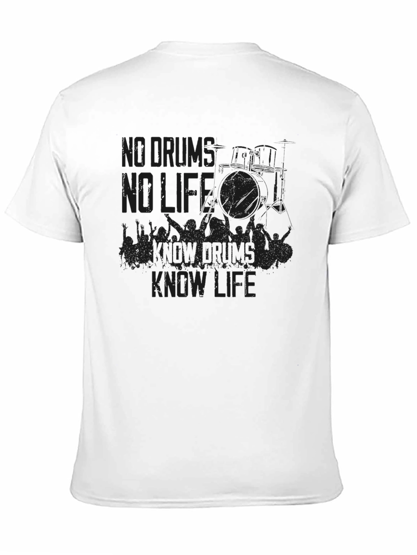 No Drums No Life T-Shirt - Musician Tee
