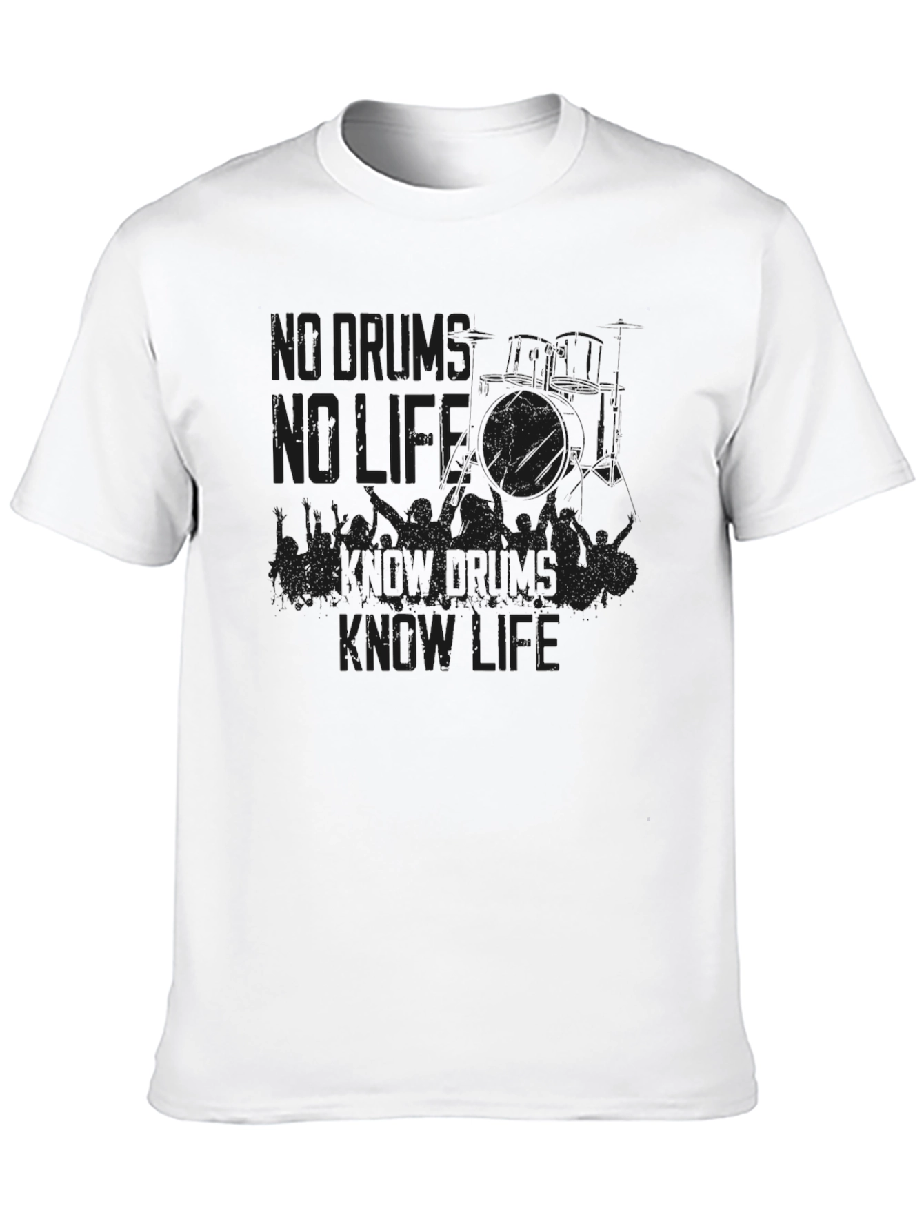 No Drums No Life T-Shirt - Musician Tee