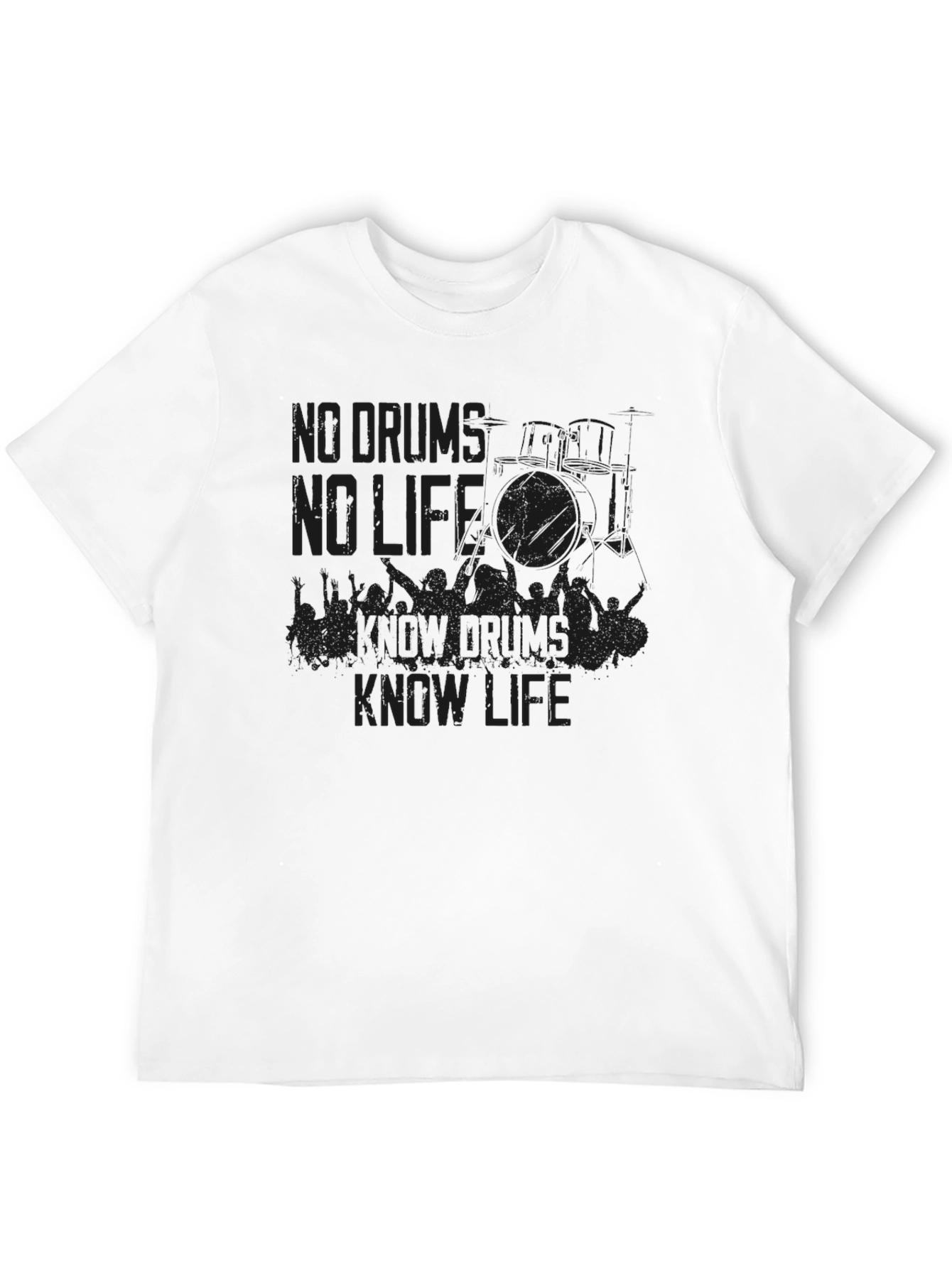No Drums No Life T-Shirt - Musician Tee