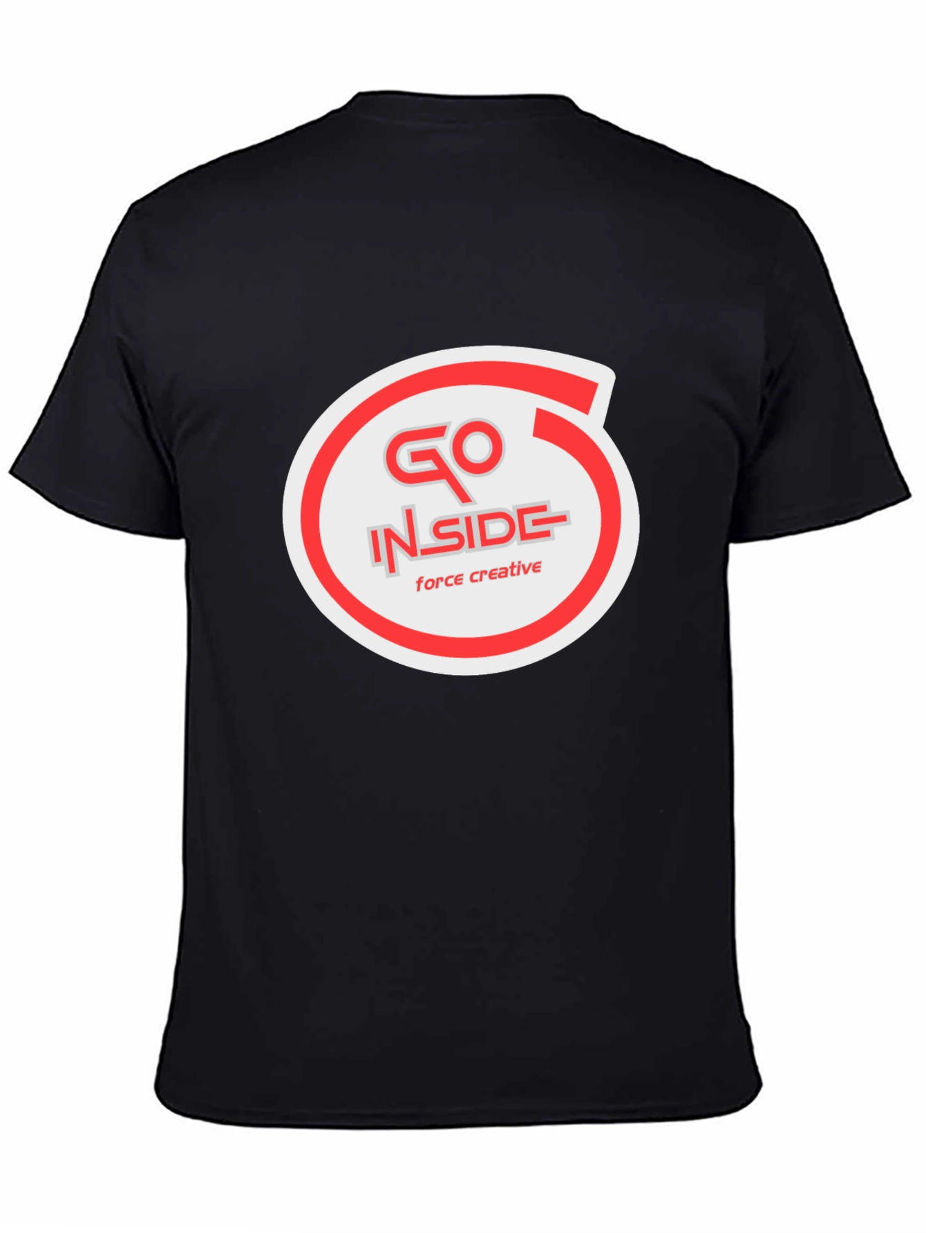 Go Inside Creative Black T-Shirt