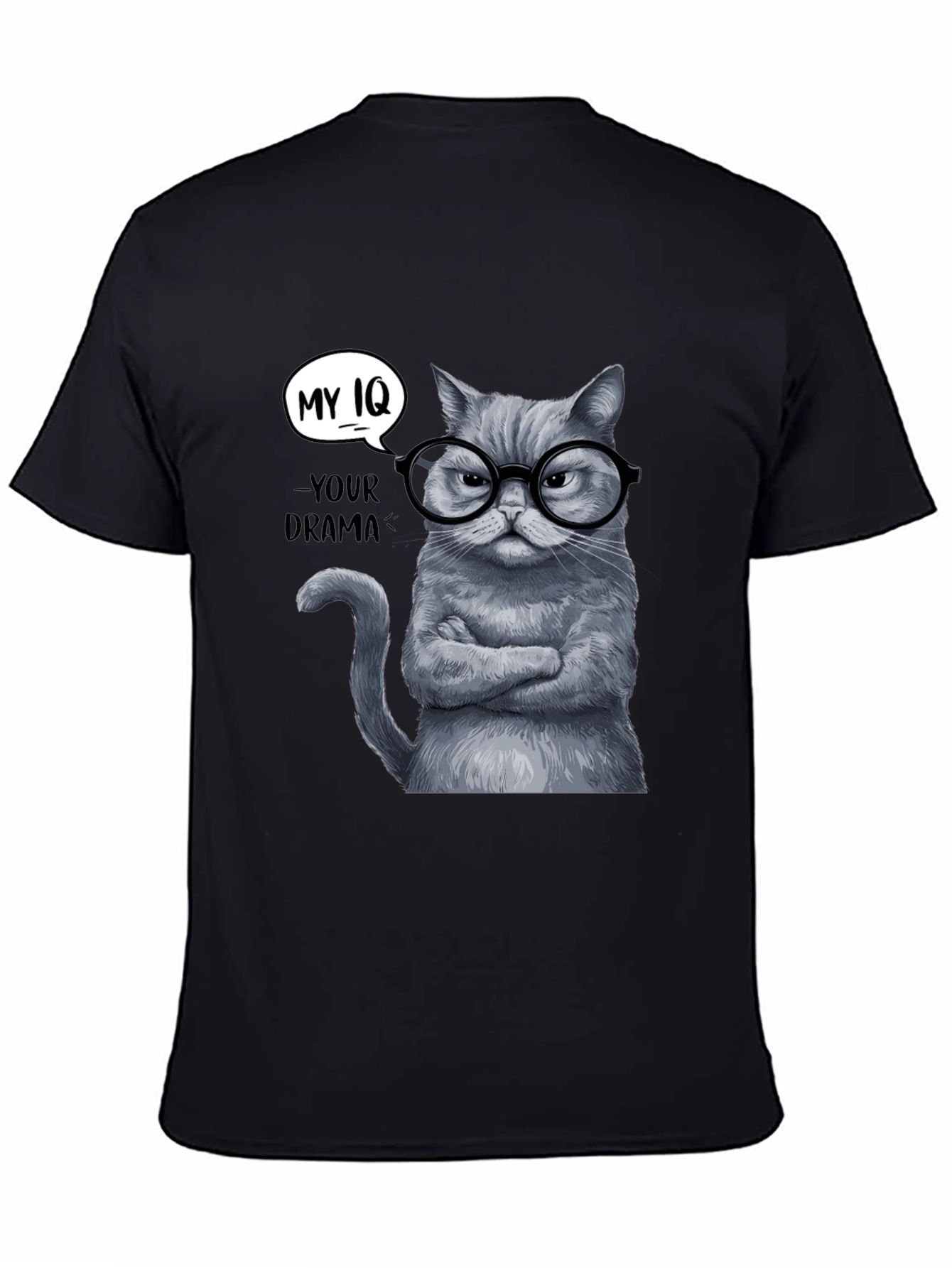 My IQ T-Shirt - Sarcastic Cat Tee