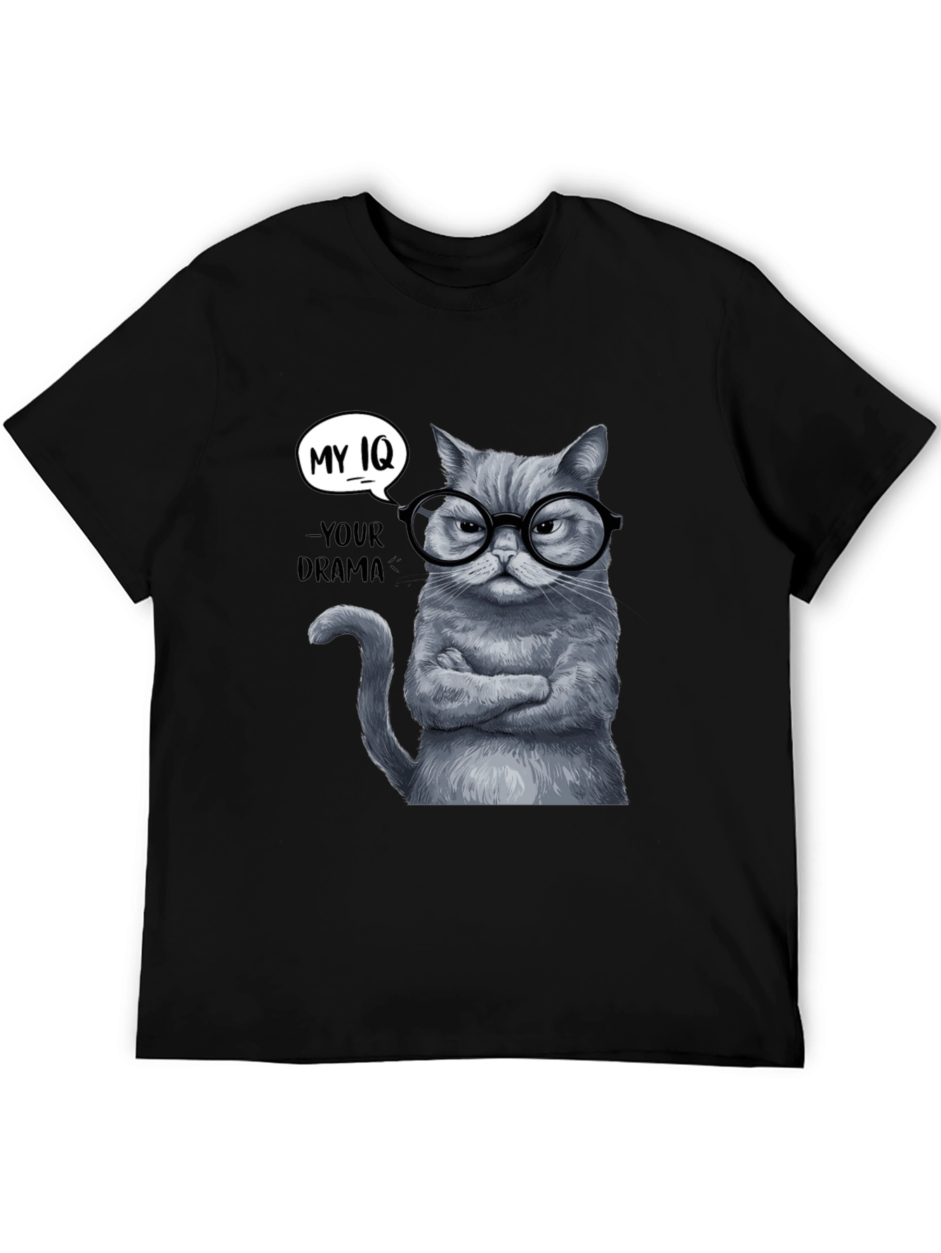 My IQ T-Shirt - Sarcastic Cat Tee