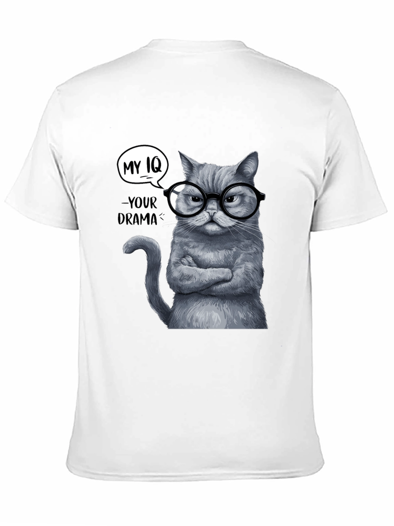 My IQ T-Shirt - Sarcastic Cat Tee