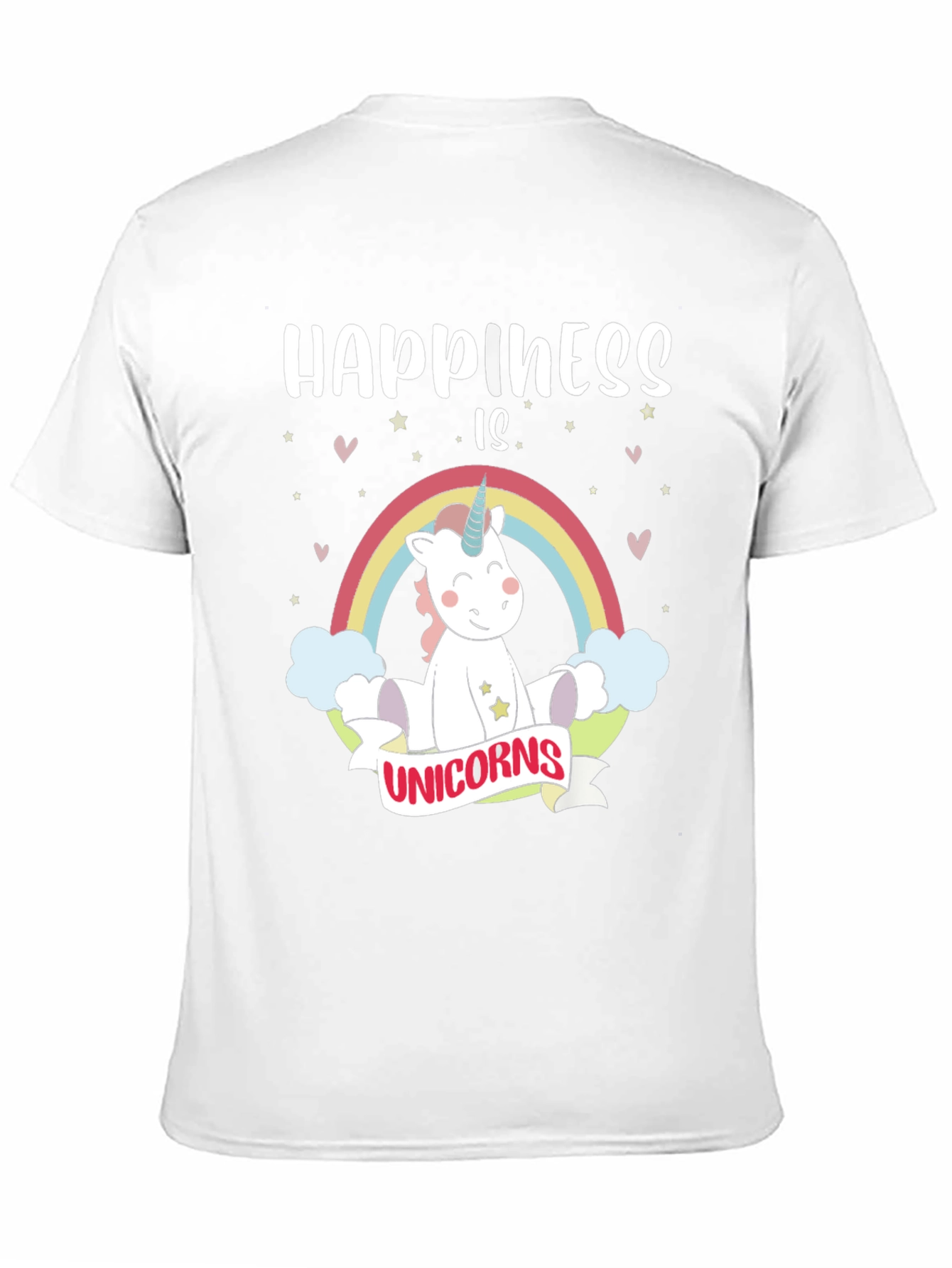 Happiness Is Unicorns Graphic T-Shirt