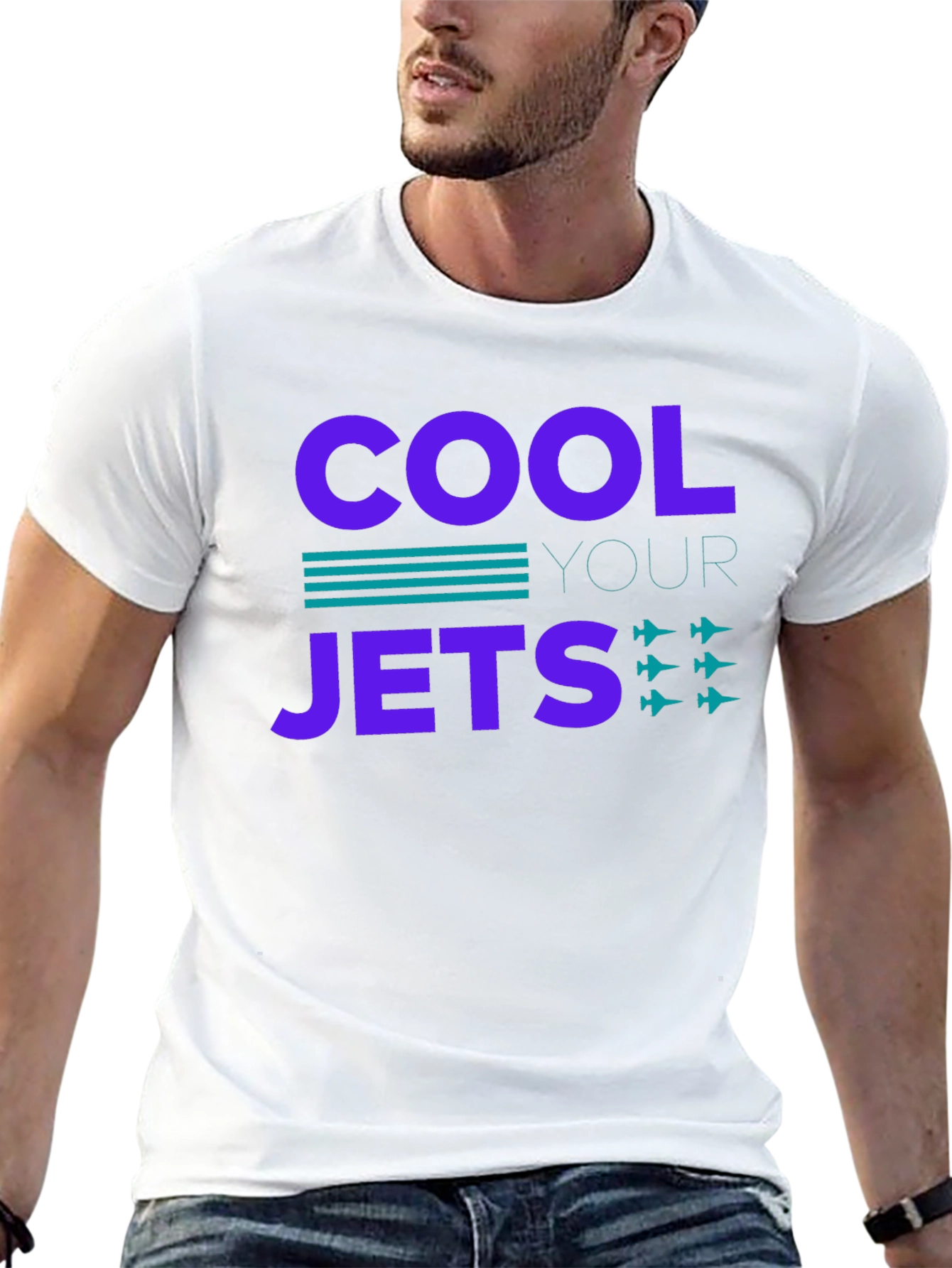Cool Your Jets Graphic T-Shirt - Black