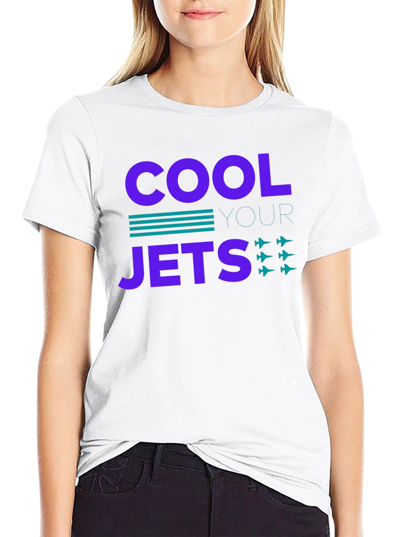 Cool Your Jets Graphic T-Shirt - Black
