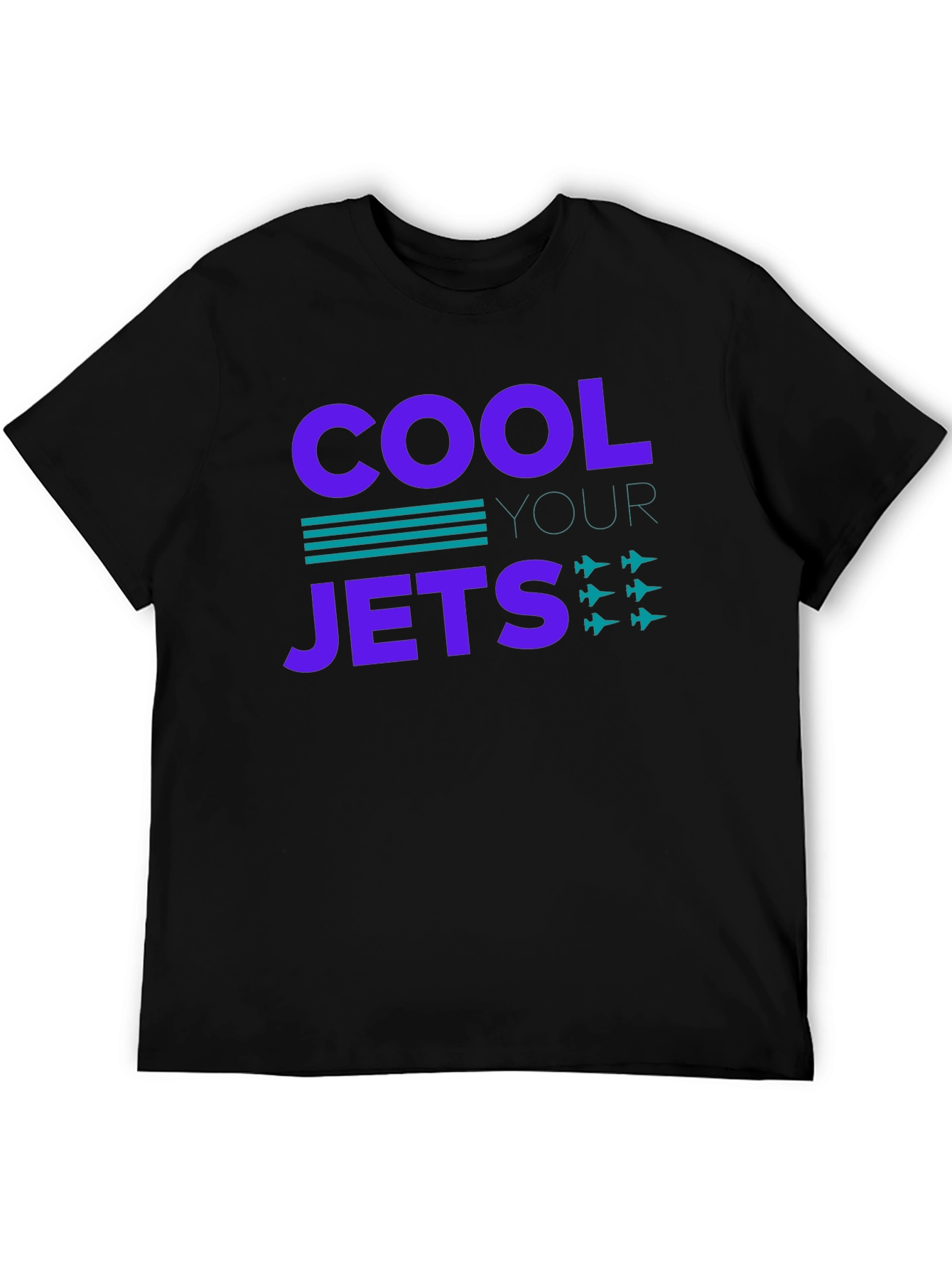 Cool Your Jets Graphic T-Shirt - Black