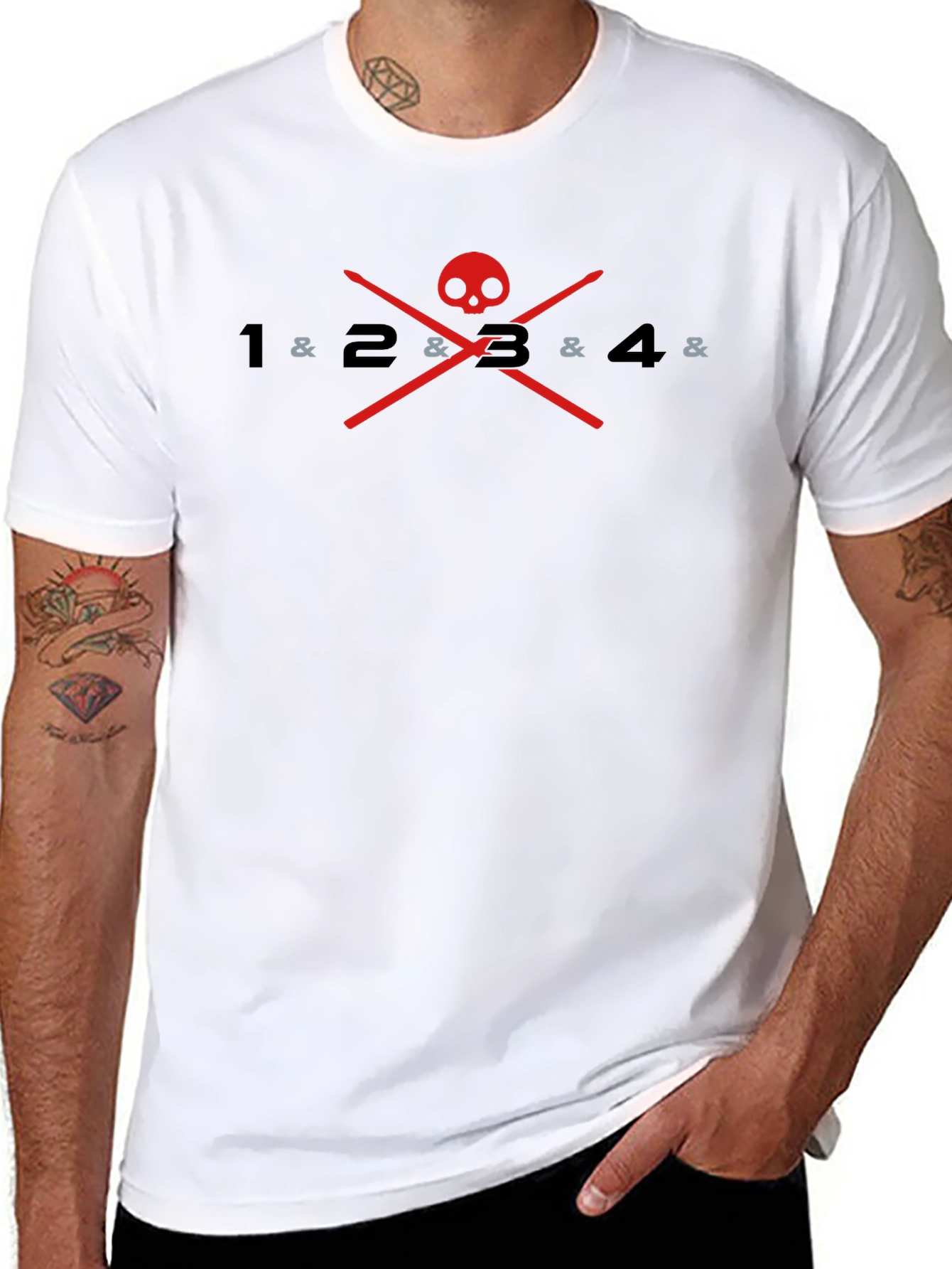 Drummers Beat T-Shirt - Music Inspired Tee