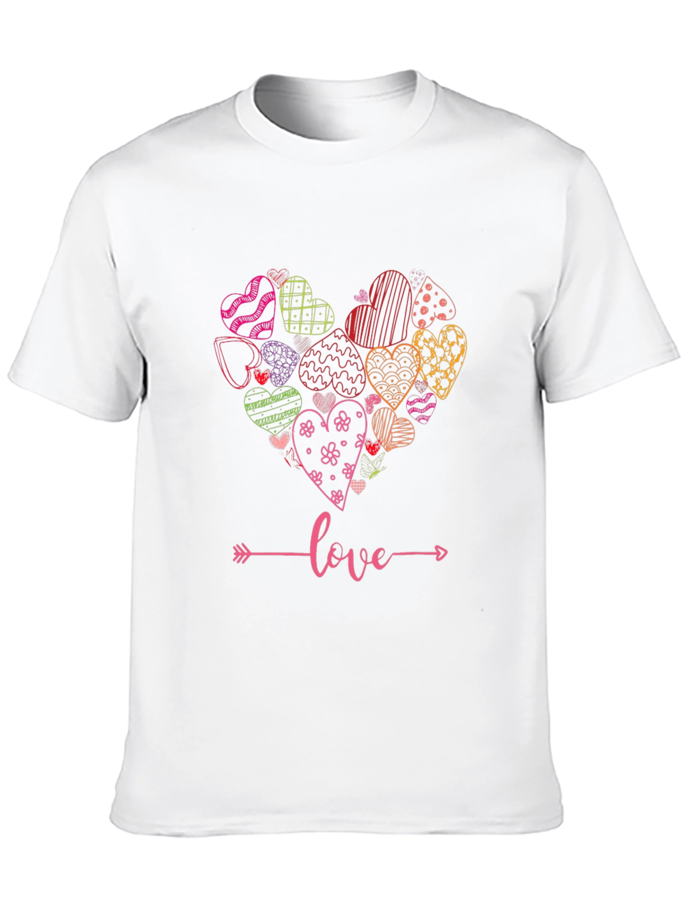 Heart Love Graphic Tee - Stylish Unisex T-Shirt