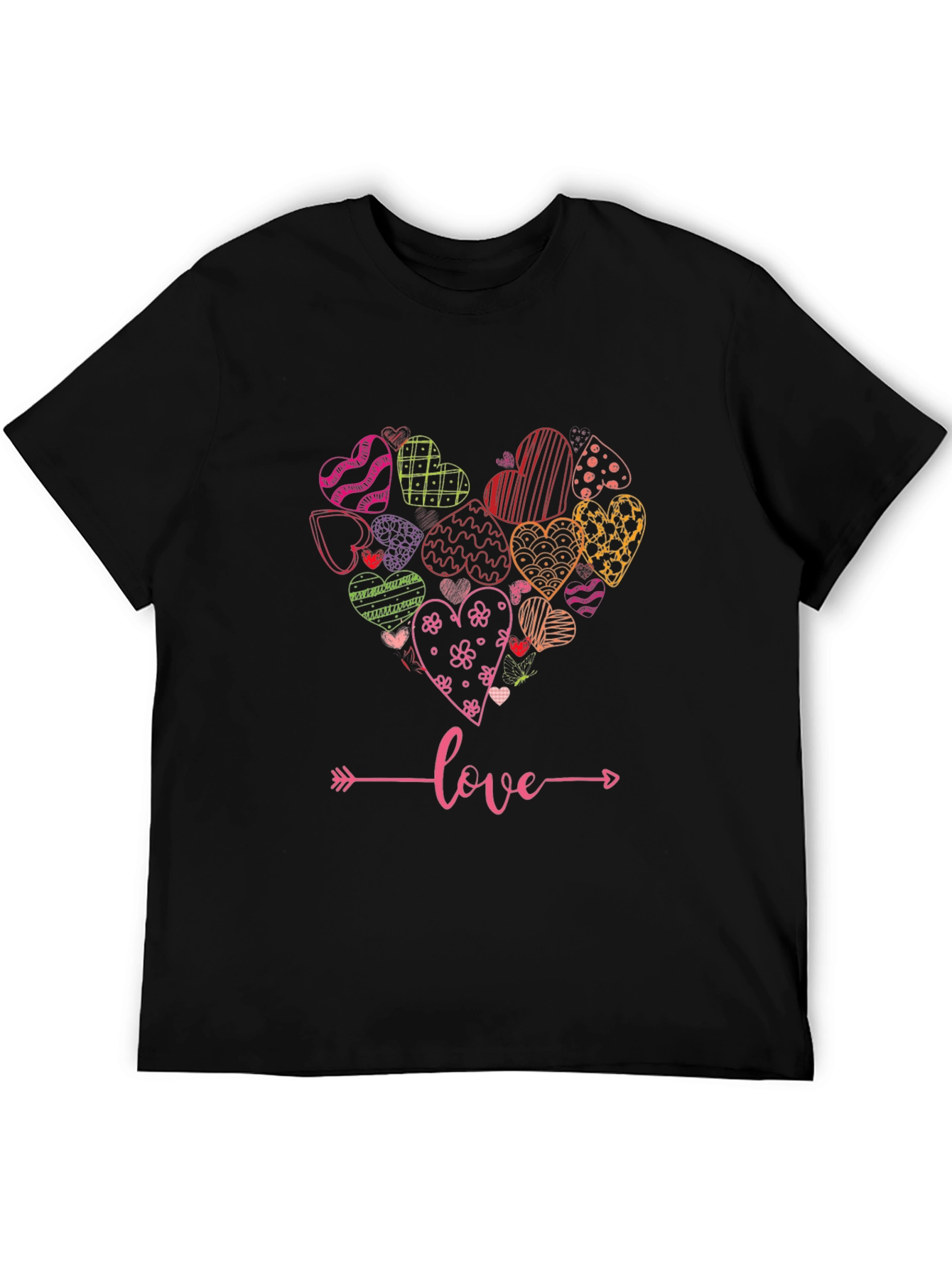 Heart Love Graphic Tee - Stylish Unisex T-Shirt