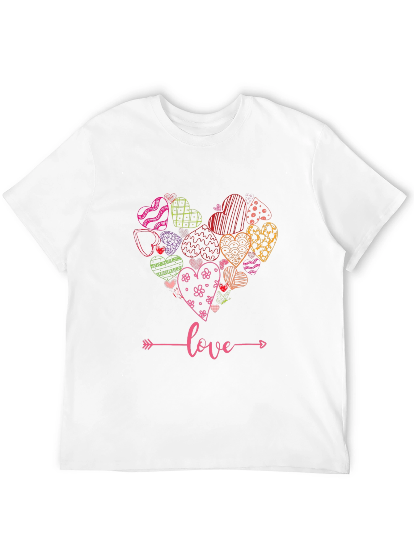 Heart Love Graphic Tee - Stylish Unisex T-Shirt