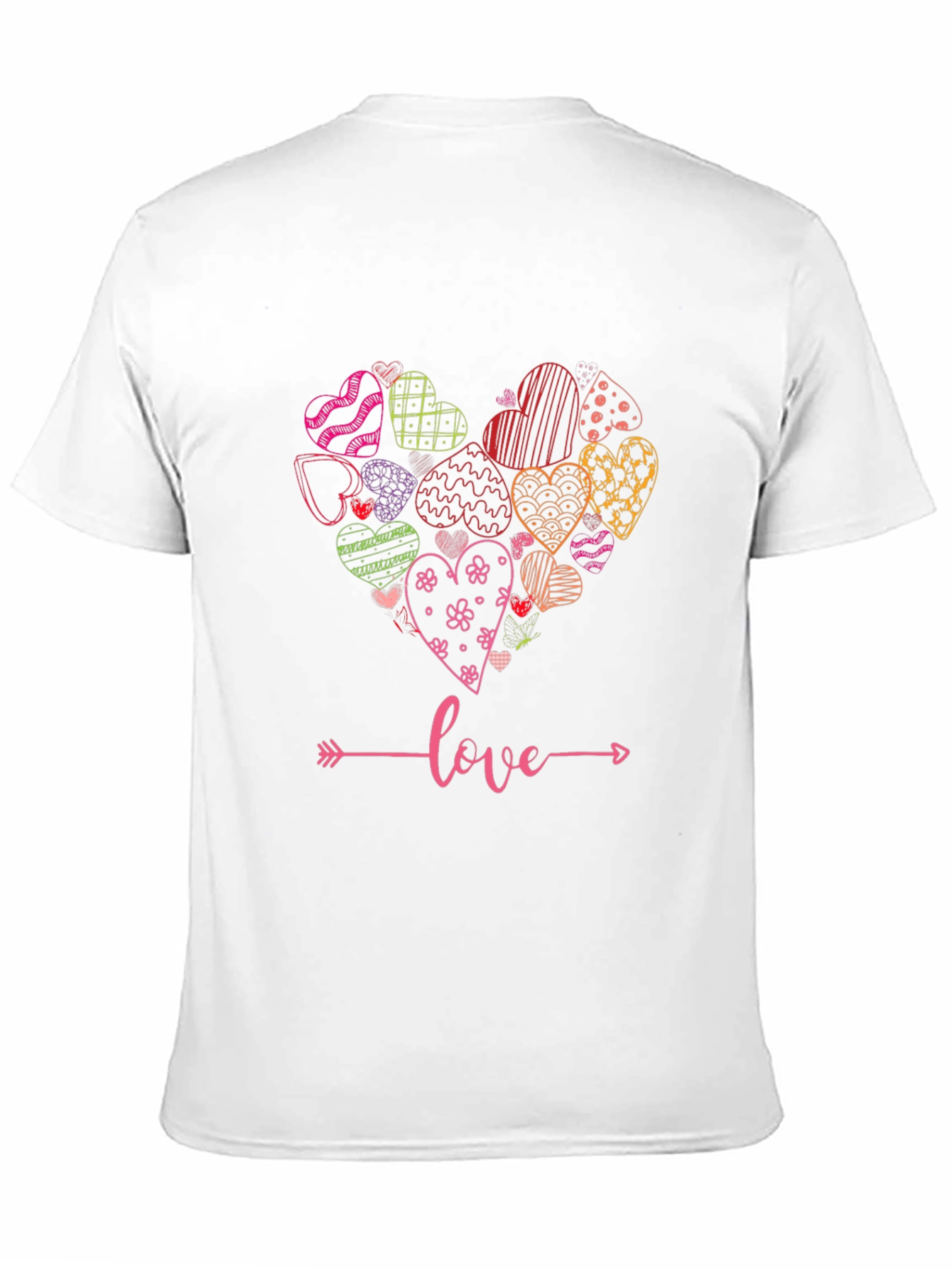 Heart Love Graphic Tee - Stylish Unisex T-Shirt