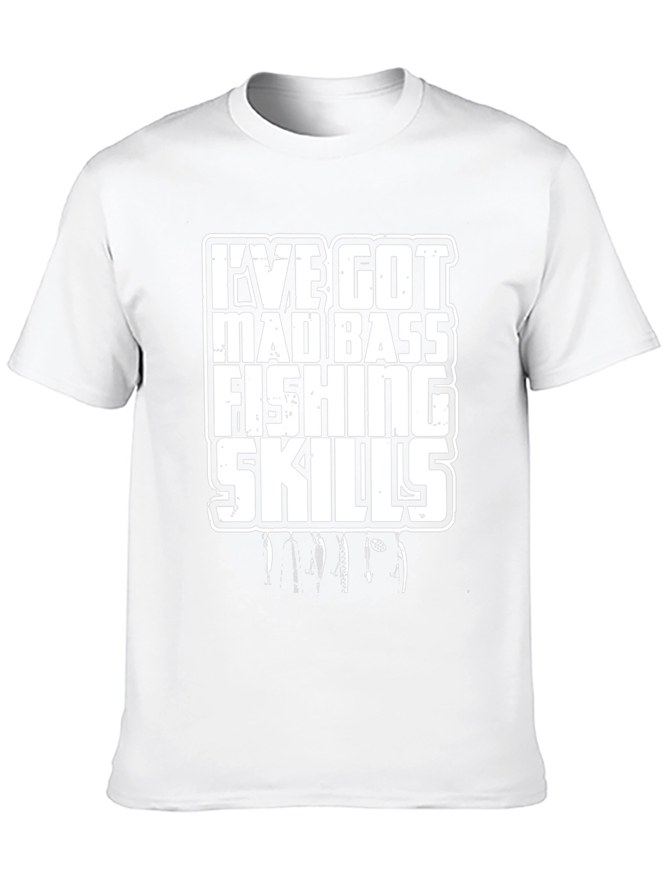 Mad Bass Fishing Skills Graphic Tee - Black