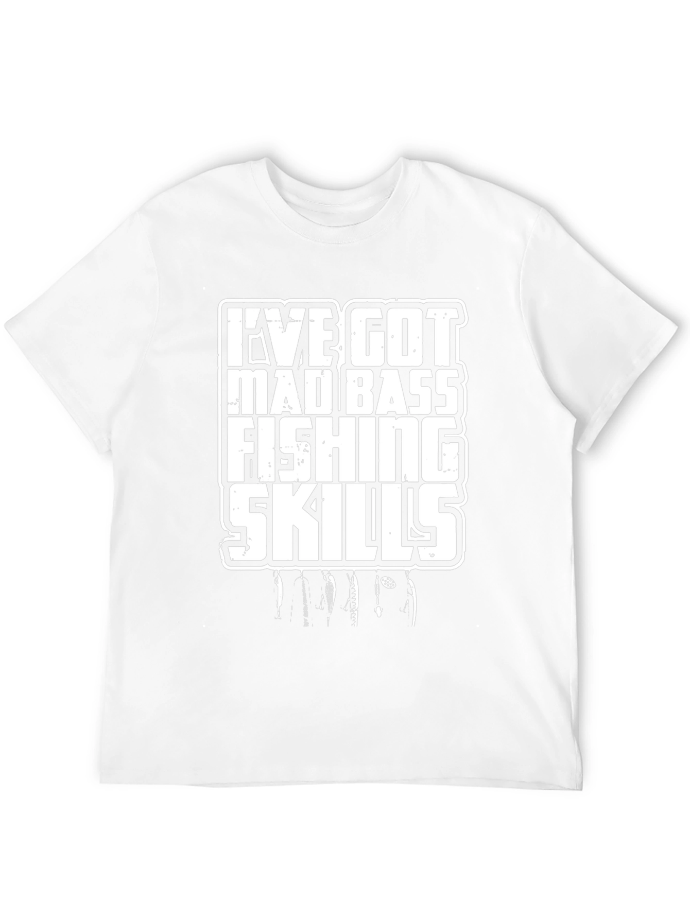 Mad Bass Fishing Skills Graphic Tee - Black