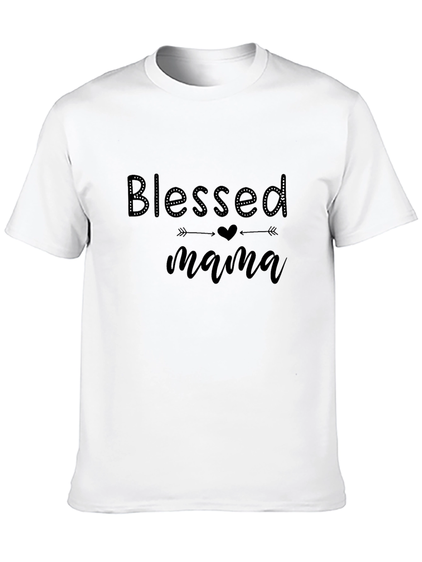 Blessed Mama Black T-Shirt