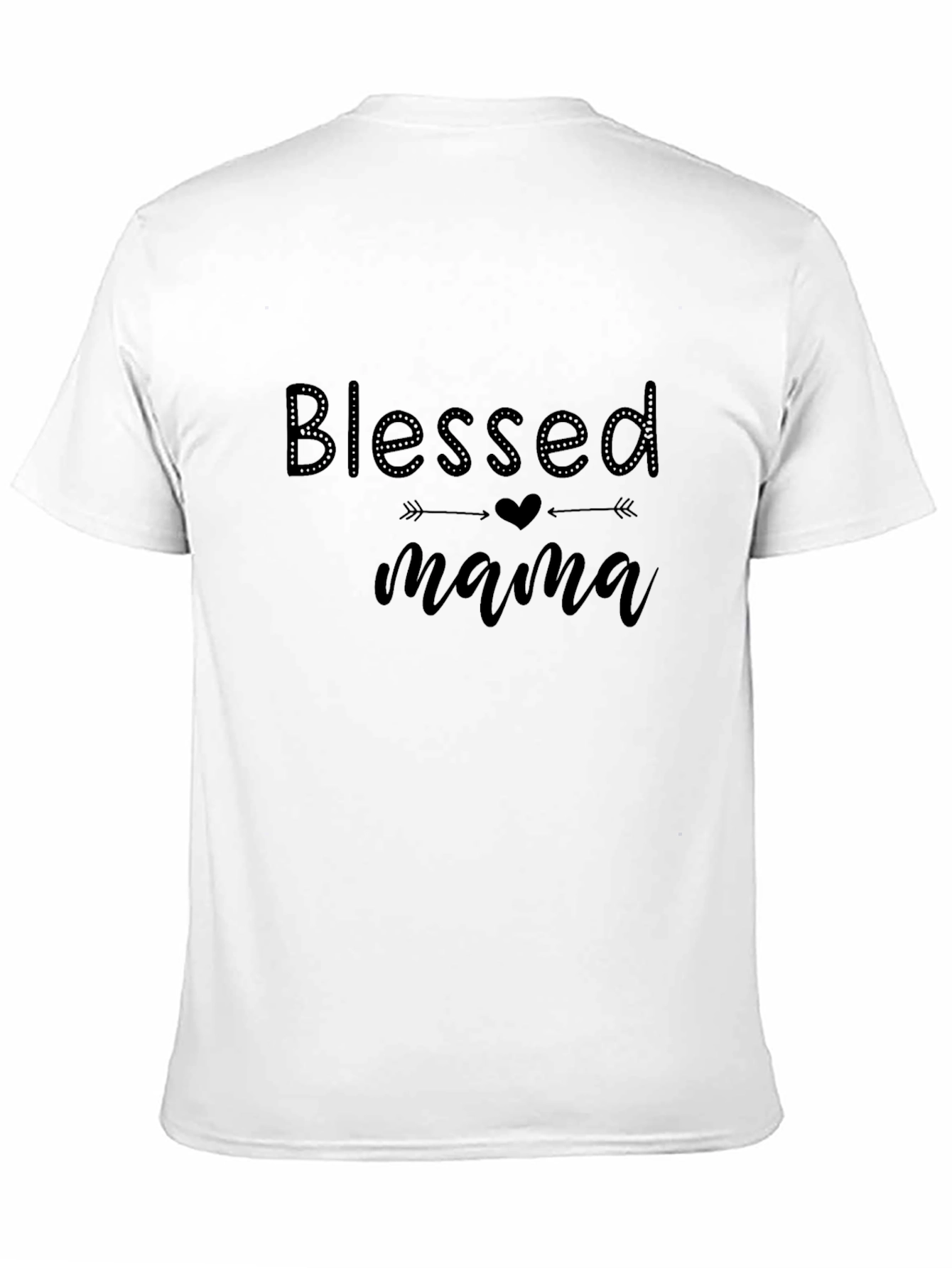 Blessed Mama Black T-Shirt
